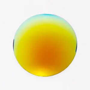 178 - Yellow Solid Mirror