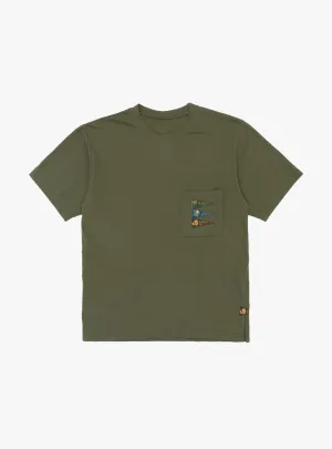 20 Jersey Pennant Tee (4 Flags) Khaki