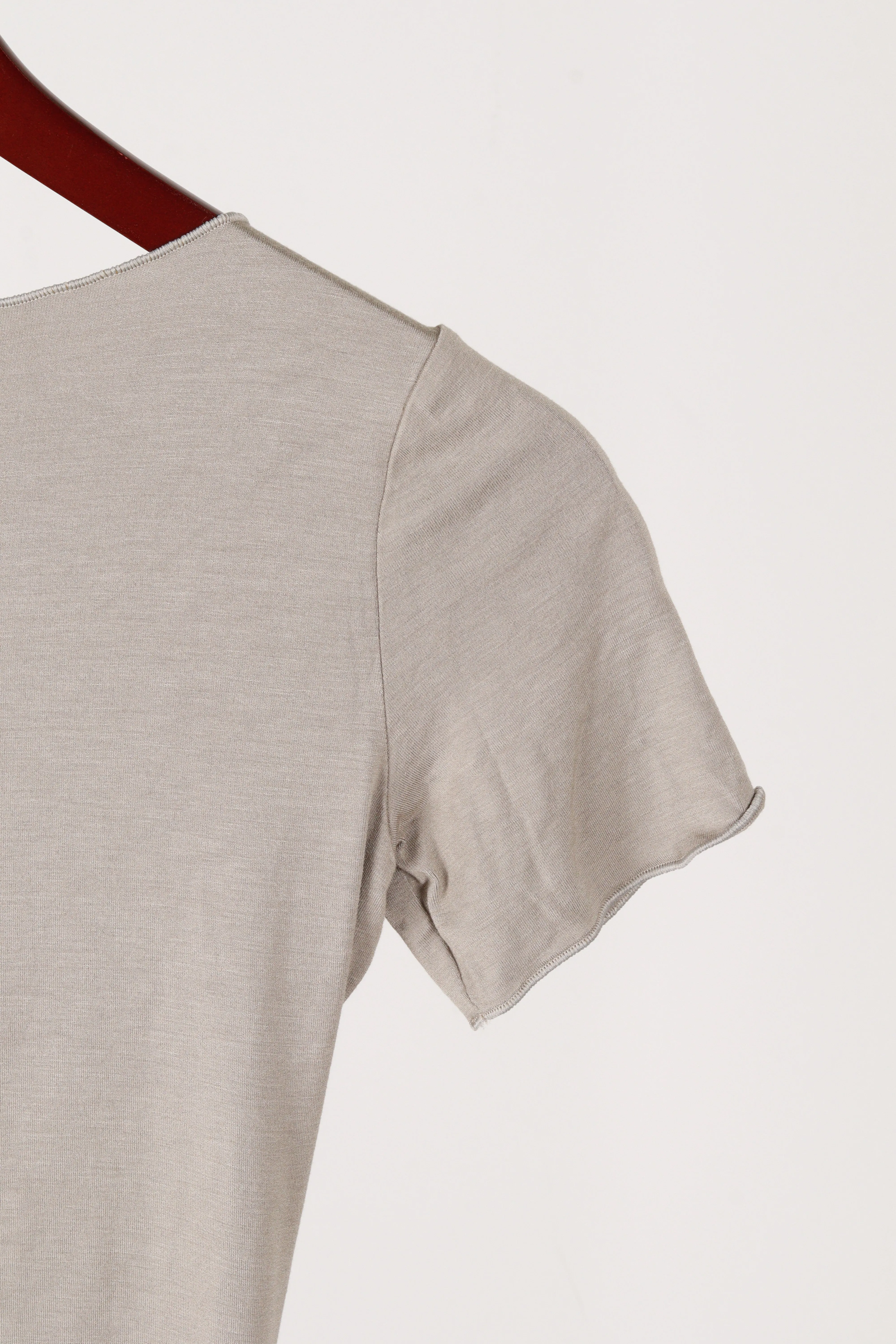2000's Armani 'Asymmetric Ruffle' Elastane Top