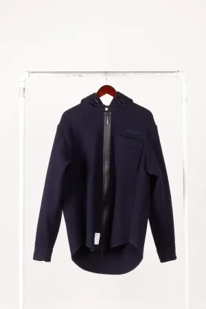 4SDesigns FW22 'Hooded Wool' Coat Navy (2022)