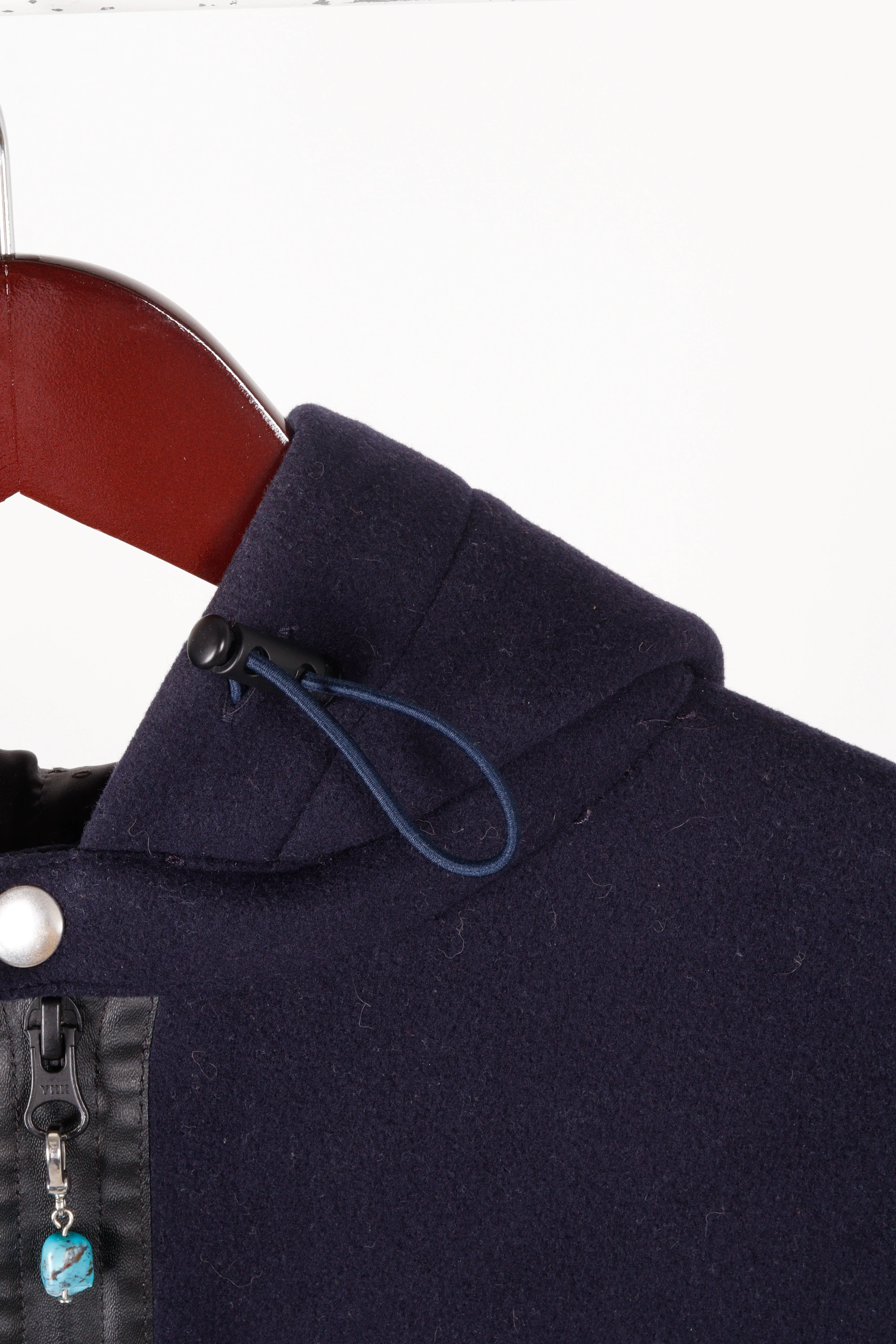 4SDesigns FW22 'Hooded Wool' Coat Navy (2022)