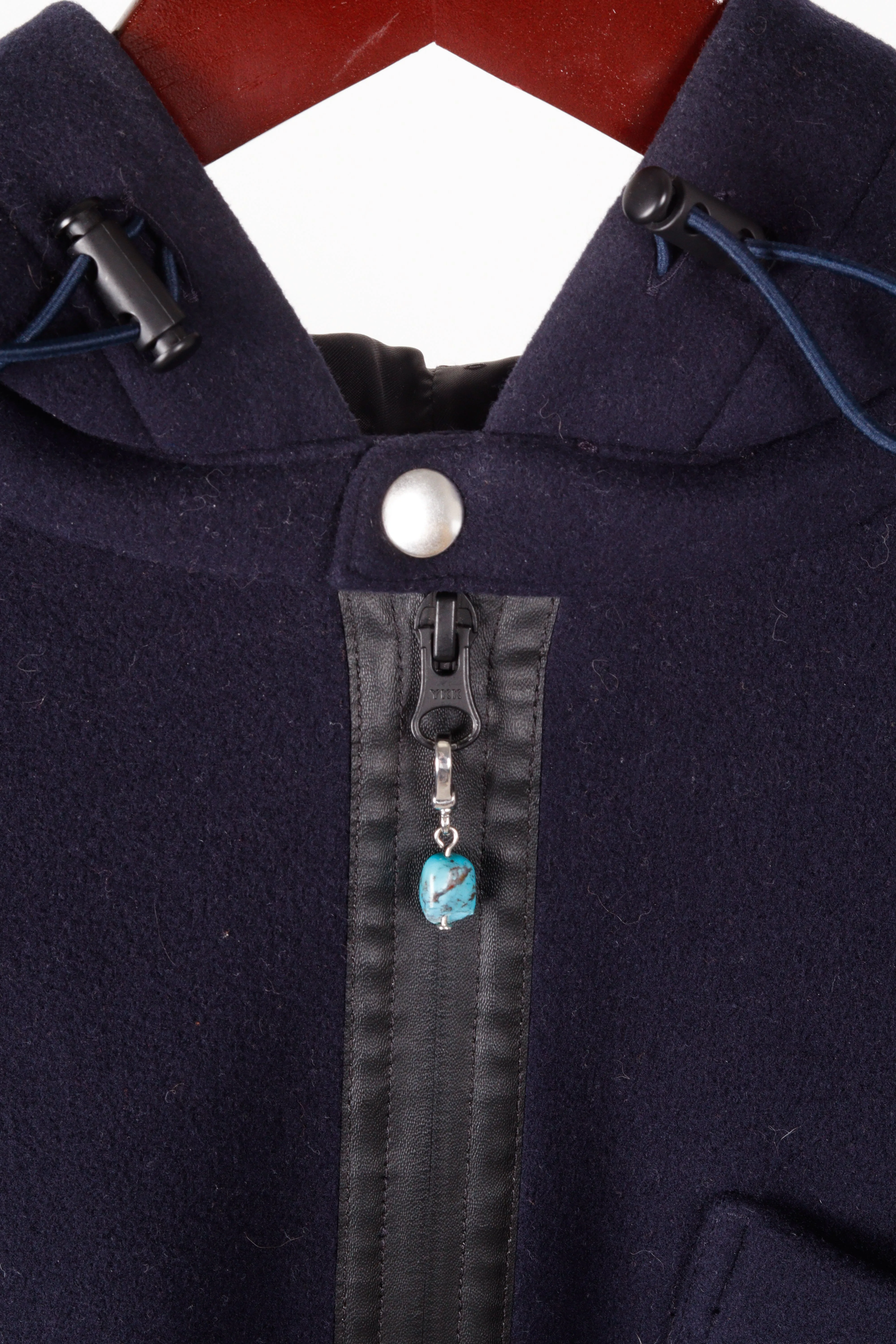 4SDesigns FW22 'Hooded Wool' Coat Navy (2022)