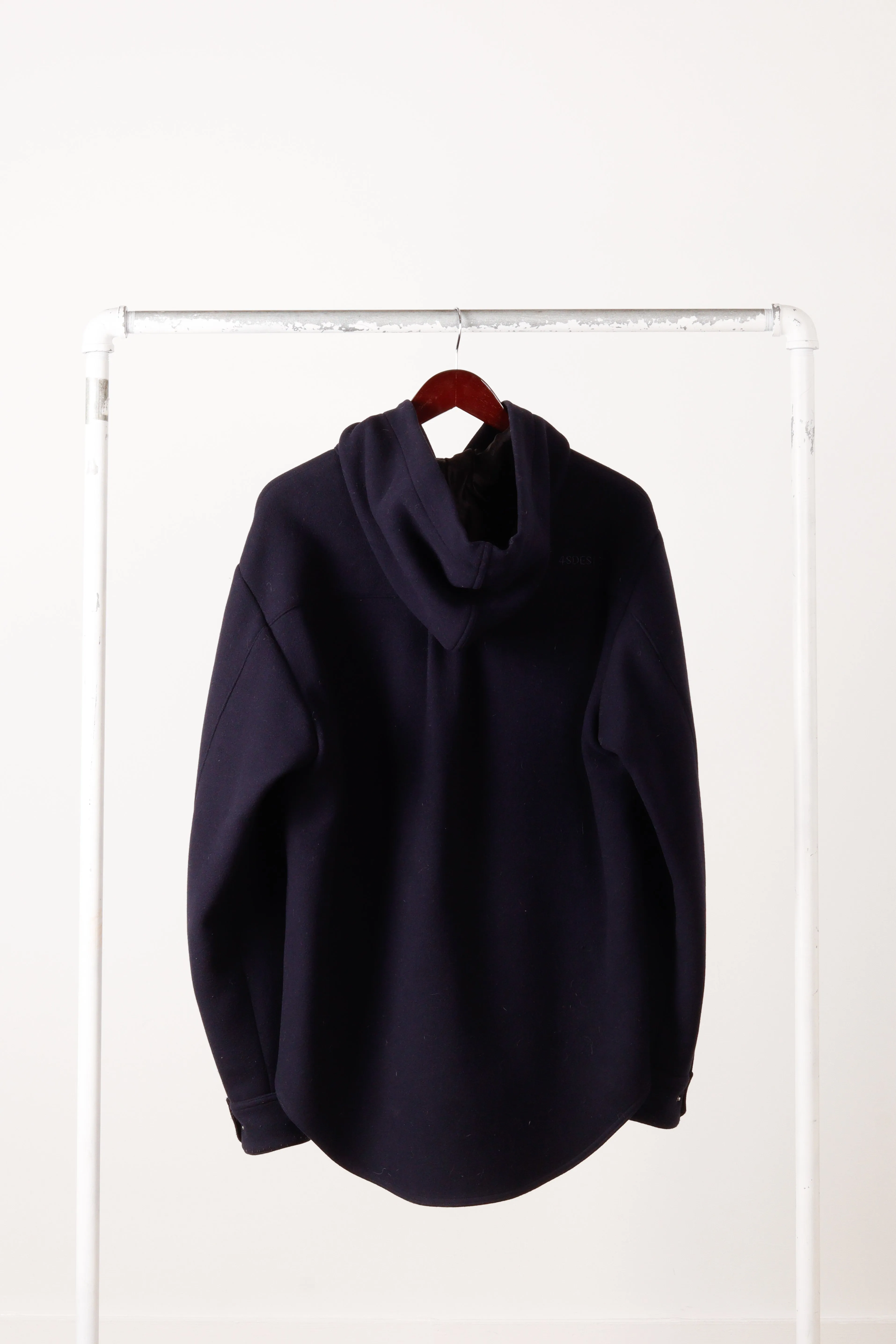 4SDesigns FW22 'Hooded Wool' Coat Navy (2022)