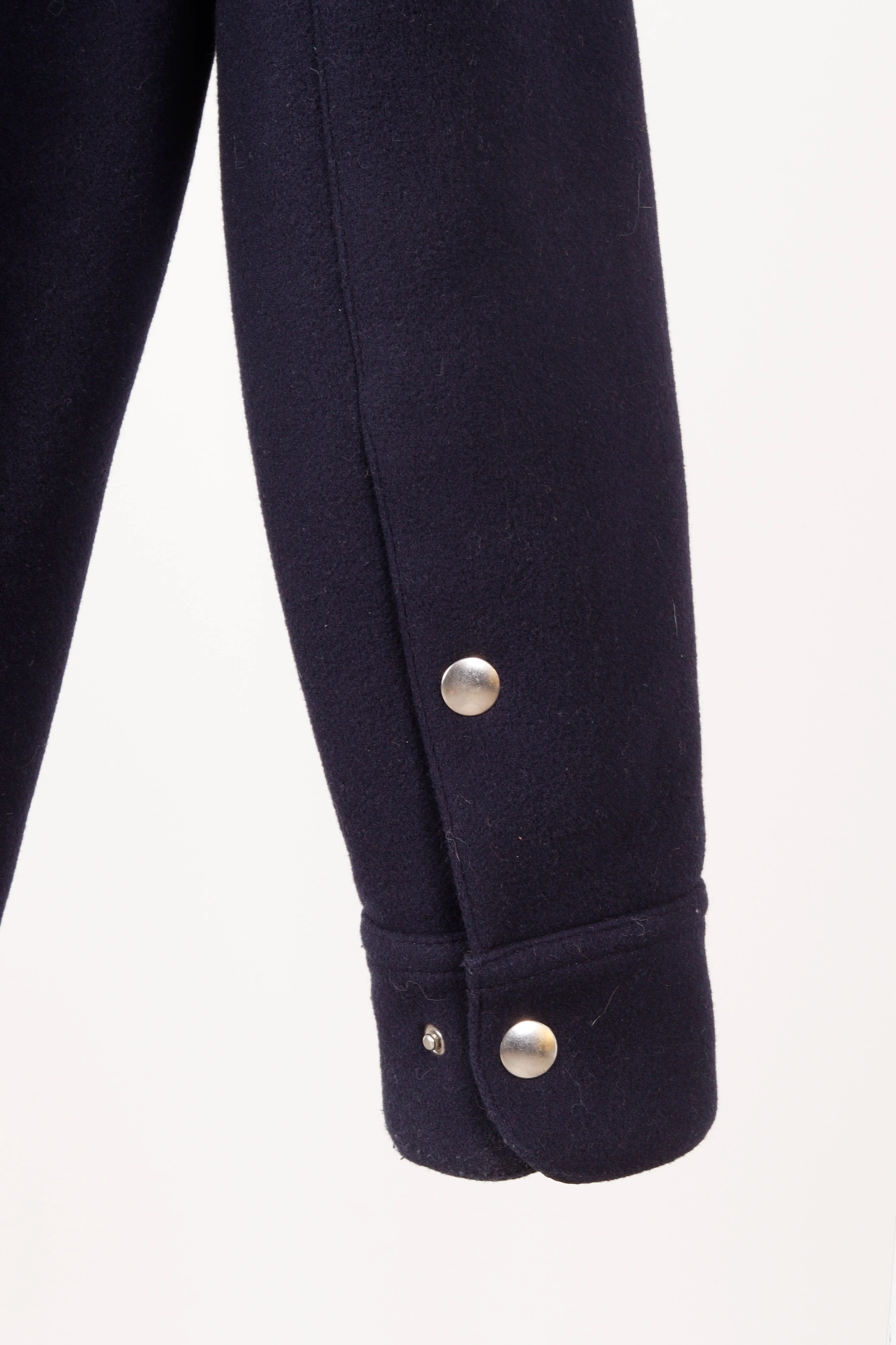 4SDesigns FW22 'Hooded Wool' Coat Navy (2022)