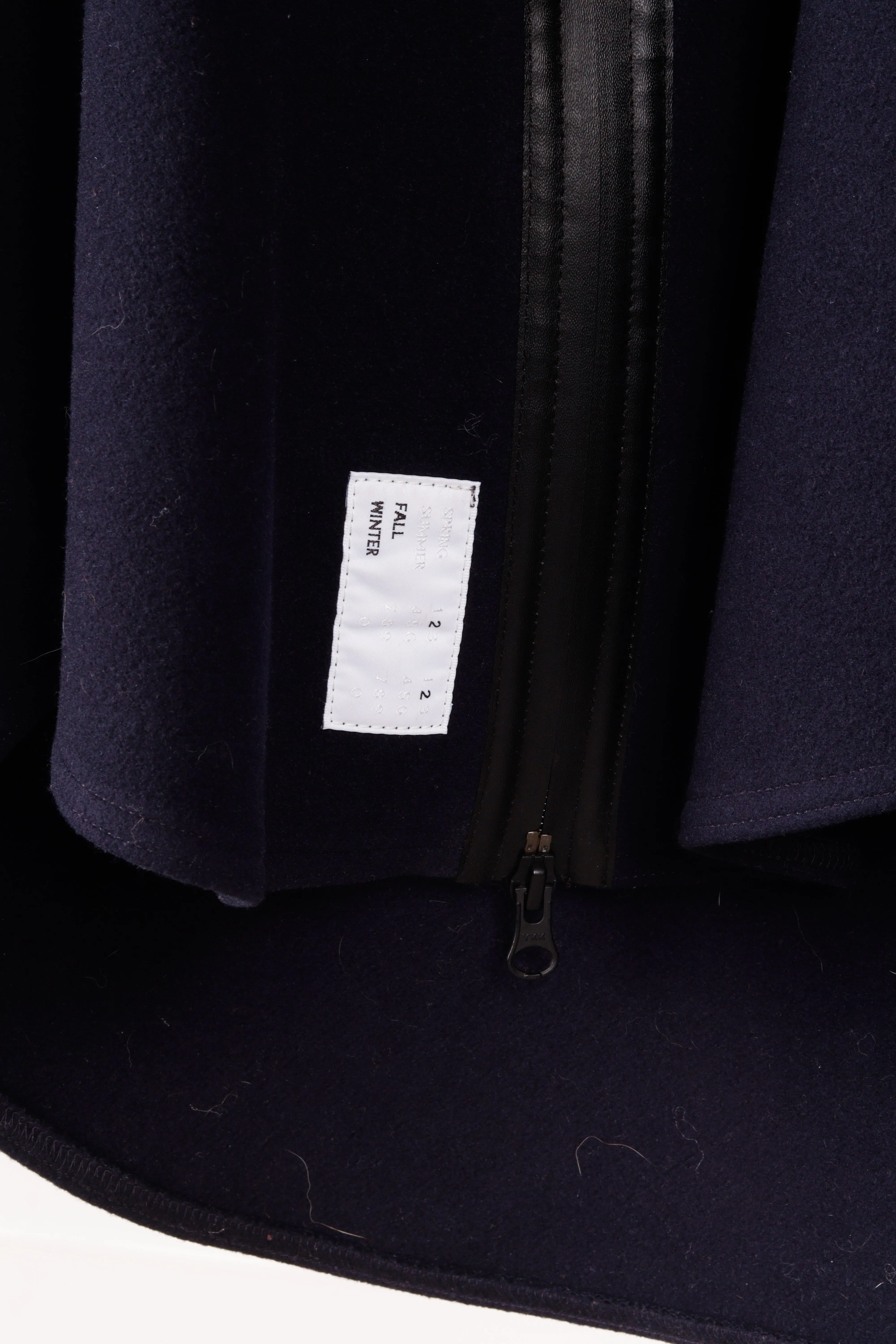 4SDesigns FW22 'Hooded Wool' Coat Navy (2022)