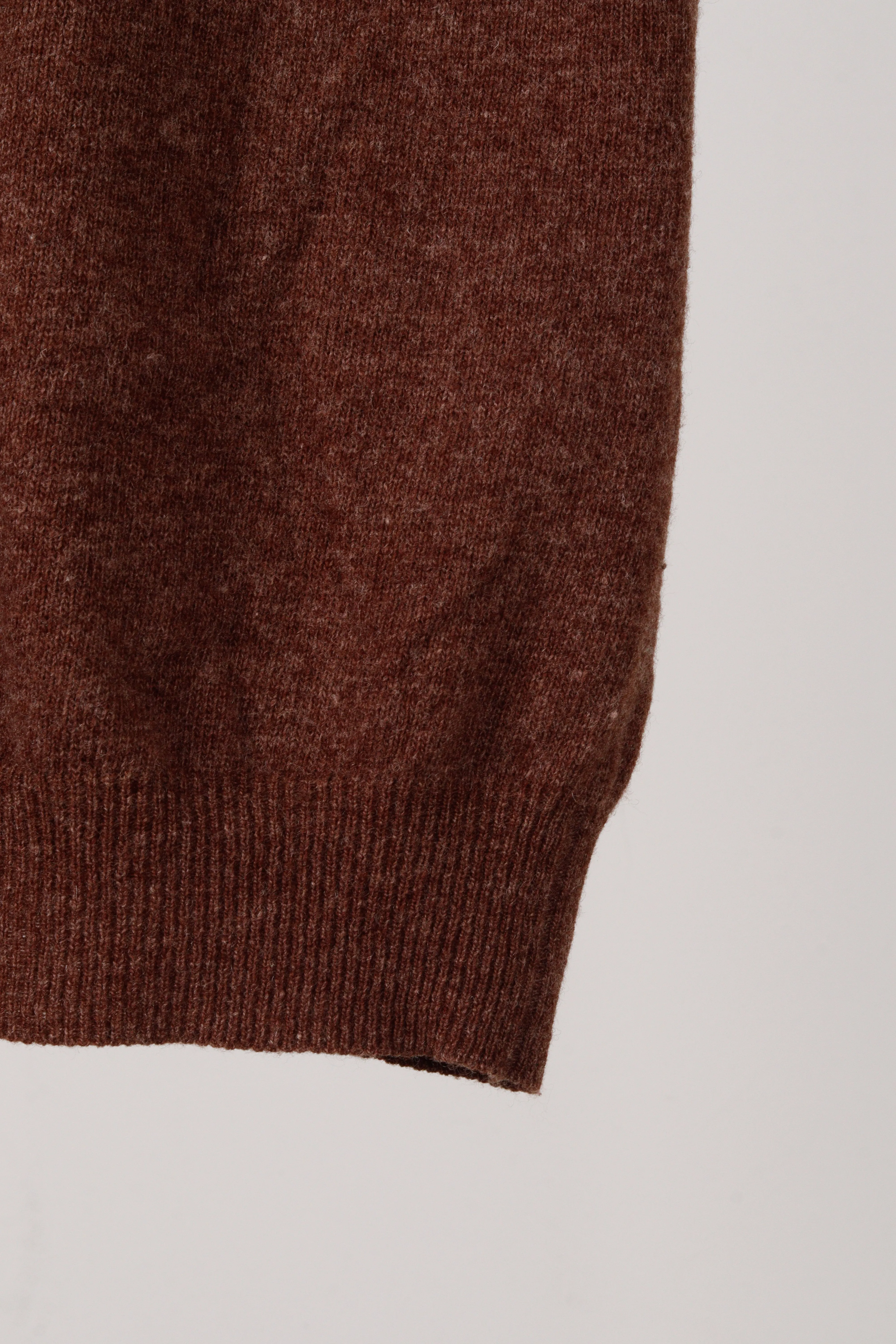 80's Kenzo 'Laine Wool' Cardigan Sweater Vest Brown