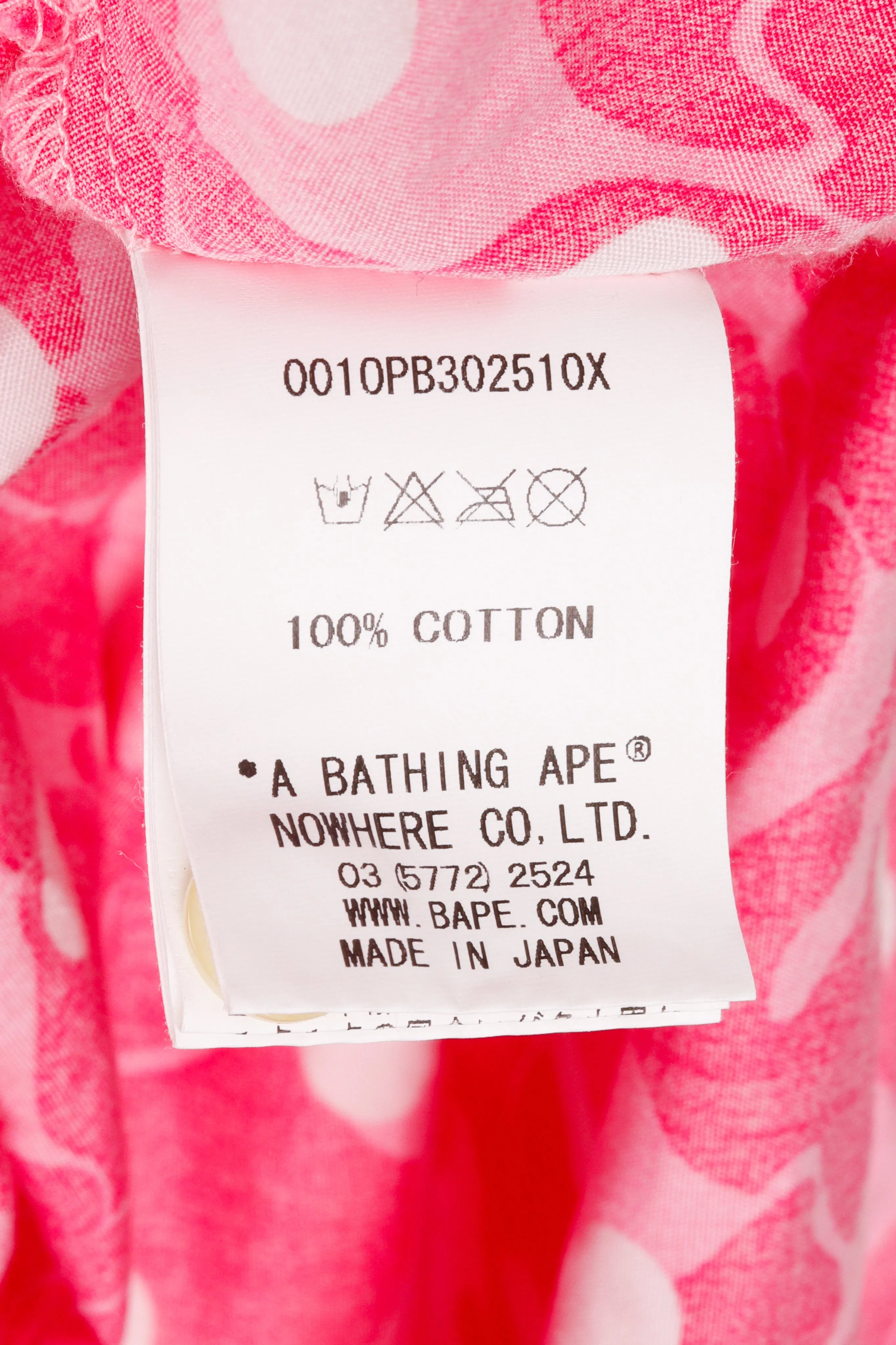 A Bathing Ape/BAPE SS23 'ABC Dot Camo Contrast Pocket' Shirt (2023)