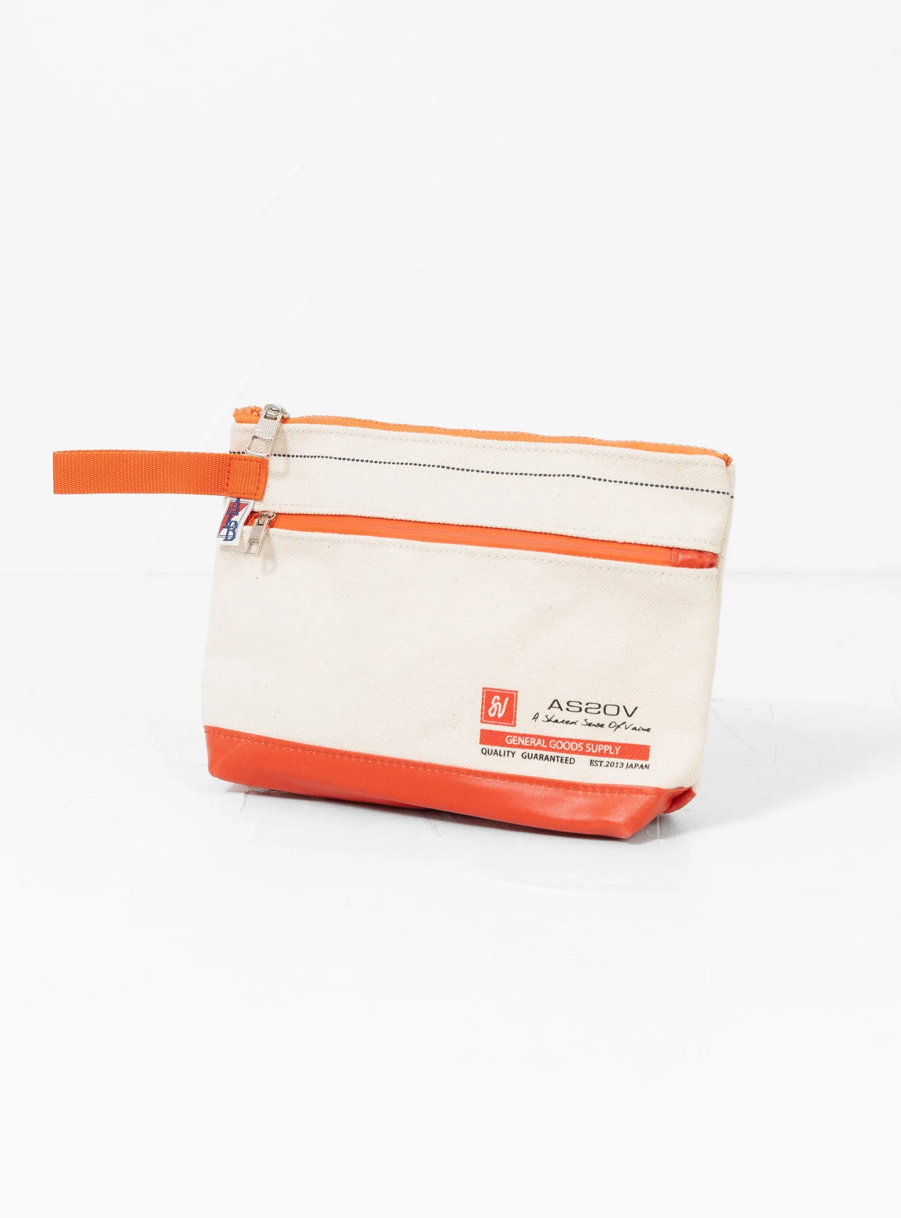 Alberton Duck Canvas Pouch Orange