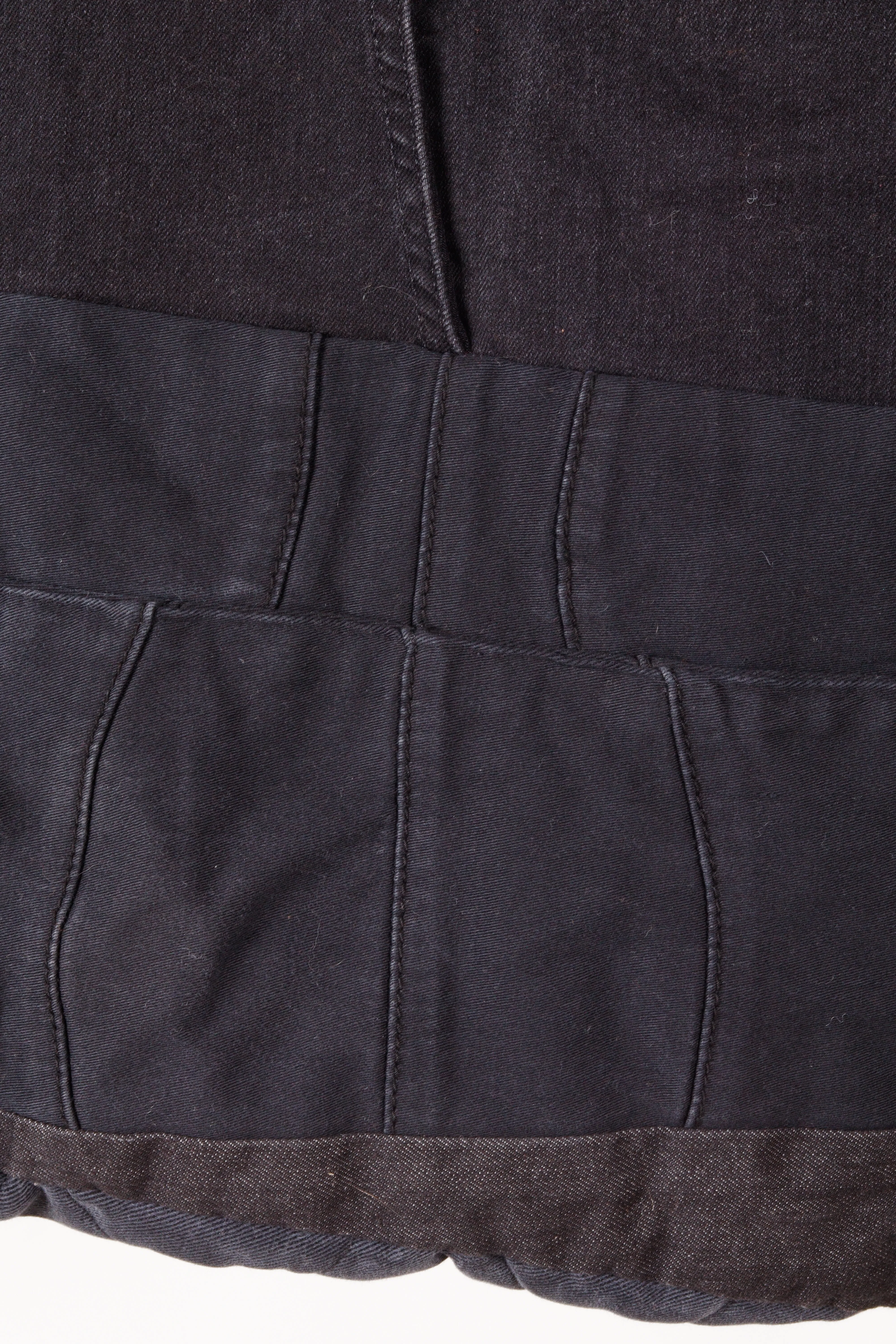 Alex Carter SS22 '5 Denim Reversible' Puffer Vest Black (2022)