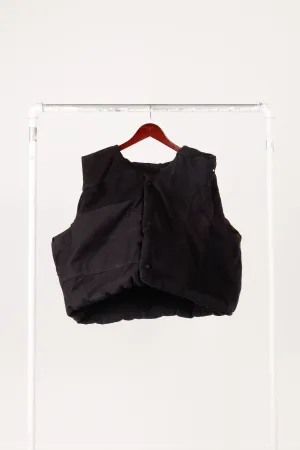 Alex Carter SS22 '5 Denim Reversible' Puffer Vest Black (2022)