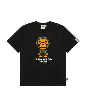 BABY MILO Short Sleeve T-Shirt Black Milo regular fit tee