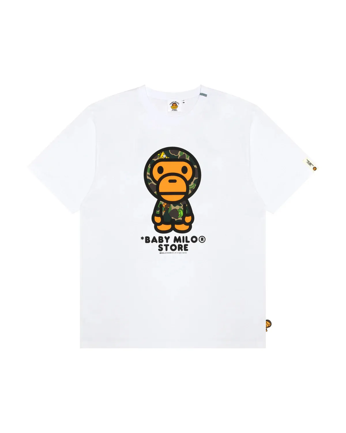 BABY MILO Short Sleeve T-Shirt White Milo regular fit tee