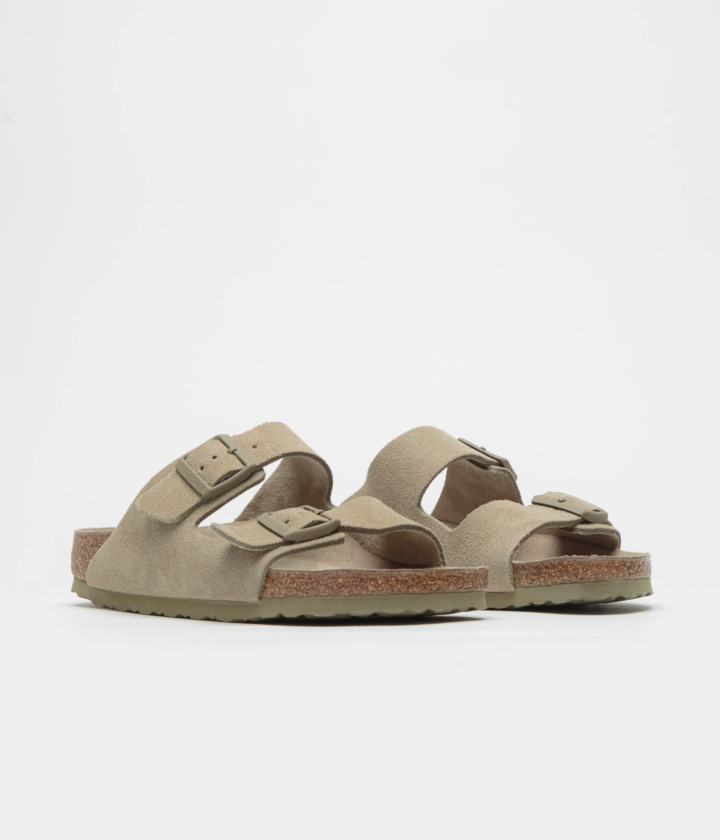 Birkenstock Arizona SFB Narrow Sandals - Faded Khaki