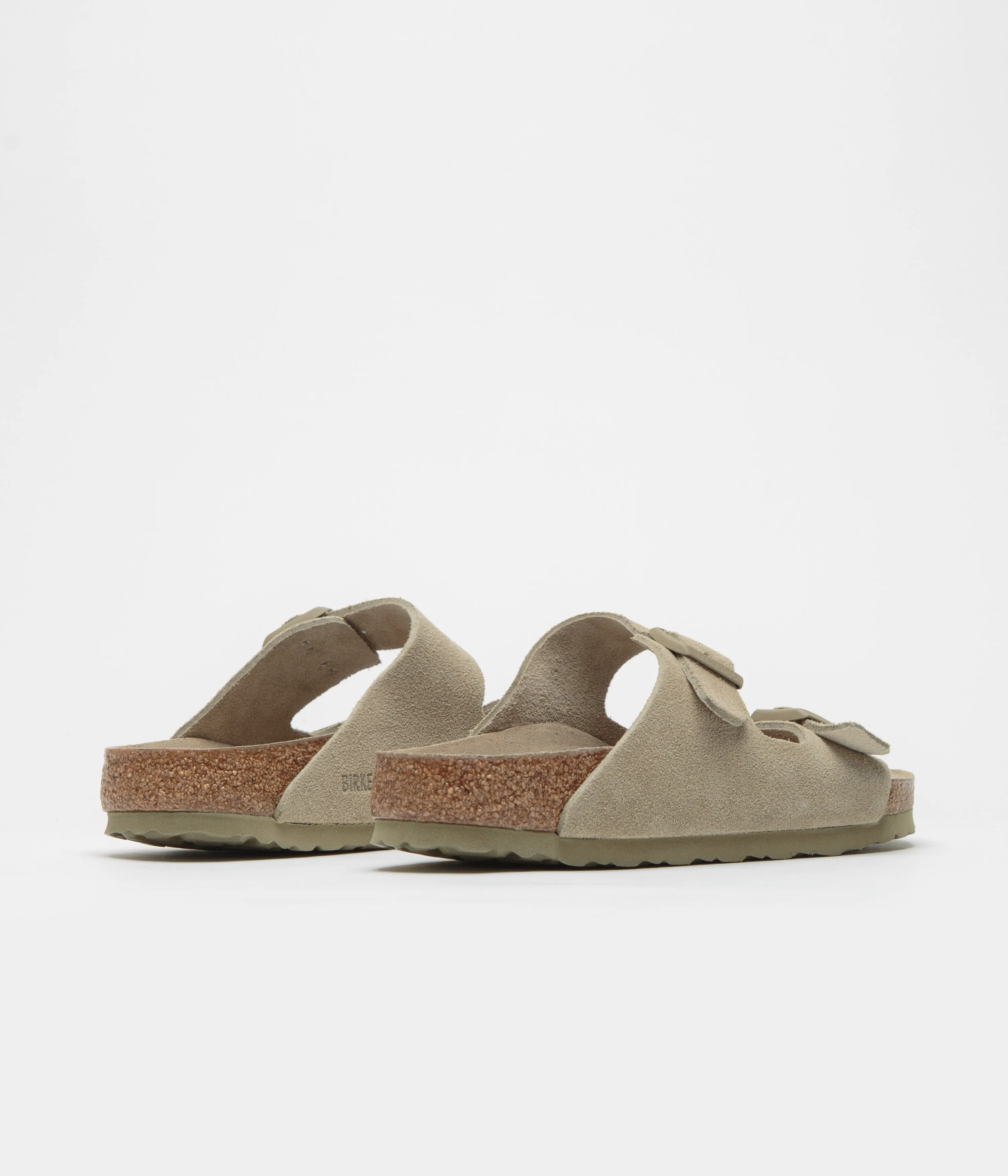 Birkenstock Arizona SFB Narrow Sandals - Faded Khaki