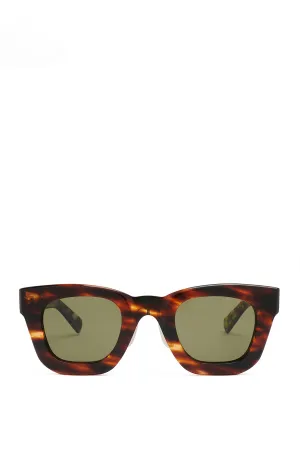 BRAIN DEAD ELIA SUNGLASSES TRIPLE GREEN
