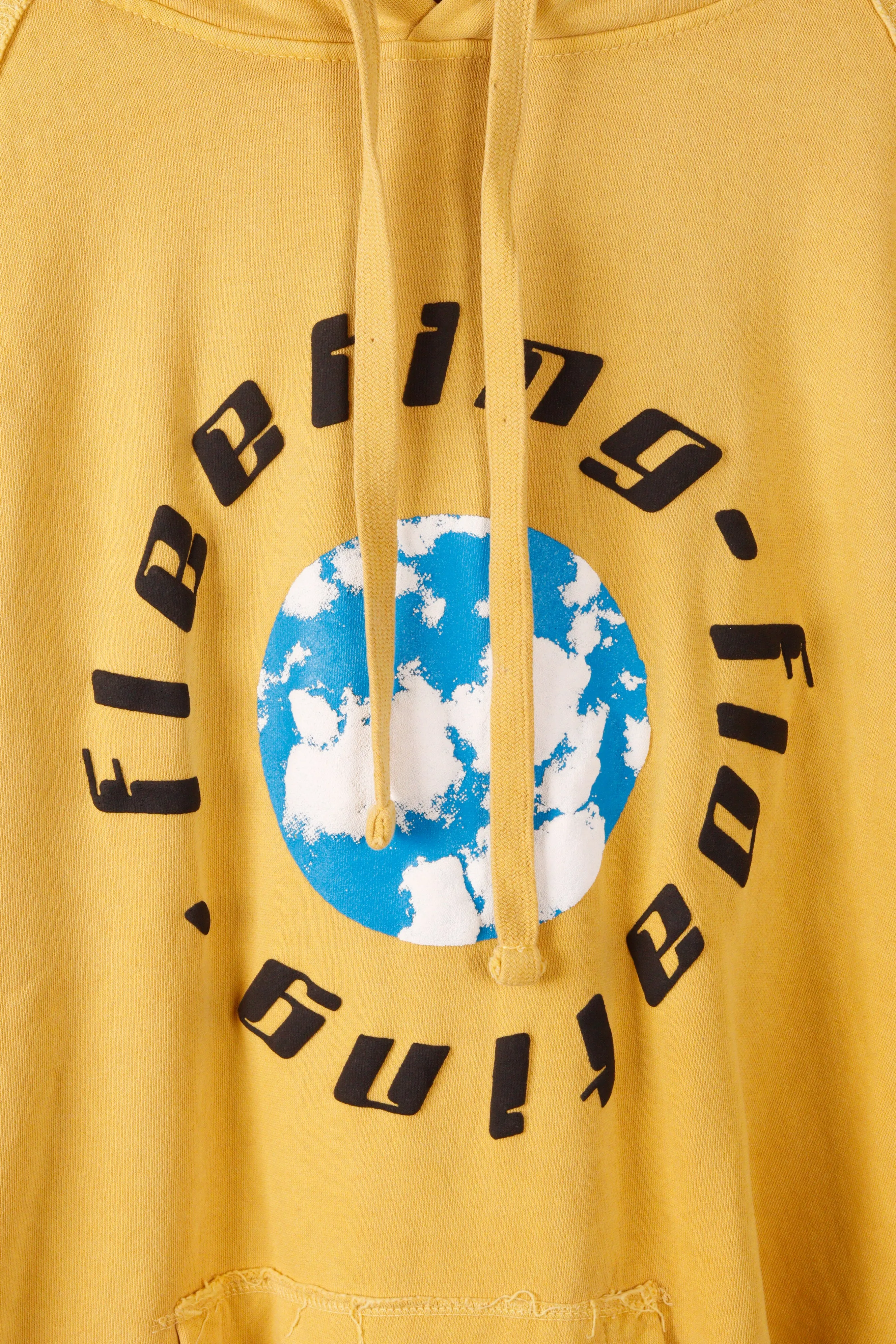 Cactus Plant Flea Market FW19 'Fleeting Floating' Hooded Sweatshirt Yellow (2019)
