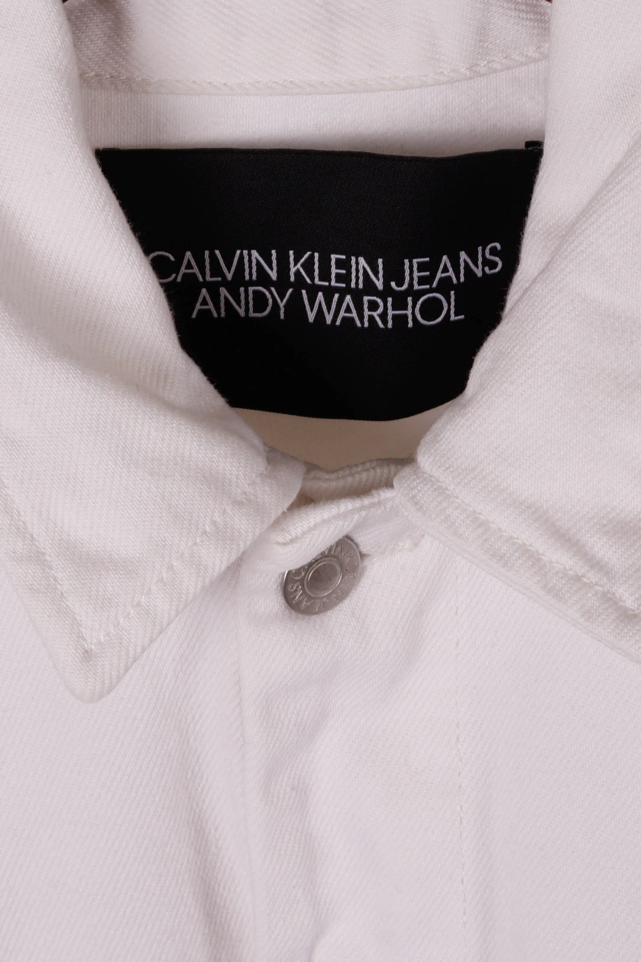 Calvin Klein 205W39 by RAF Simons x Andy Warhol SS18 'Rinse Pink Print' Denim Jacket (2018)