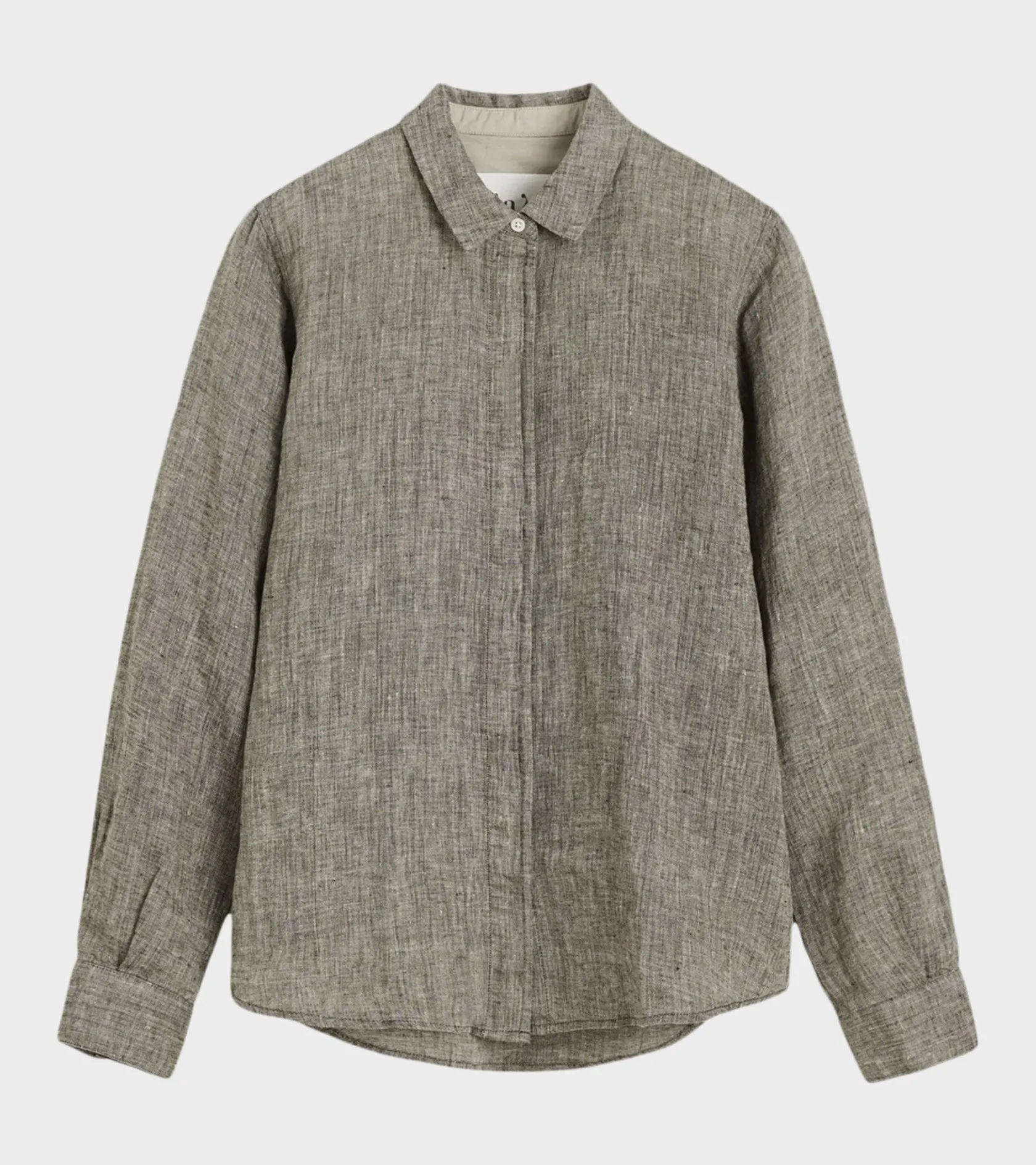 Carol Shirt Linen Brown