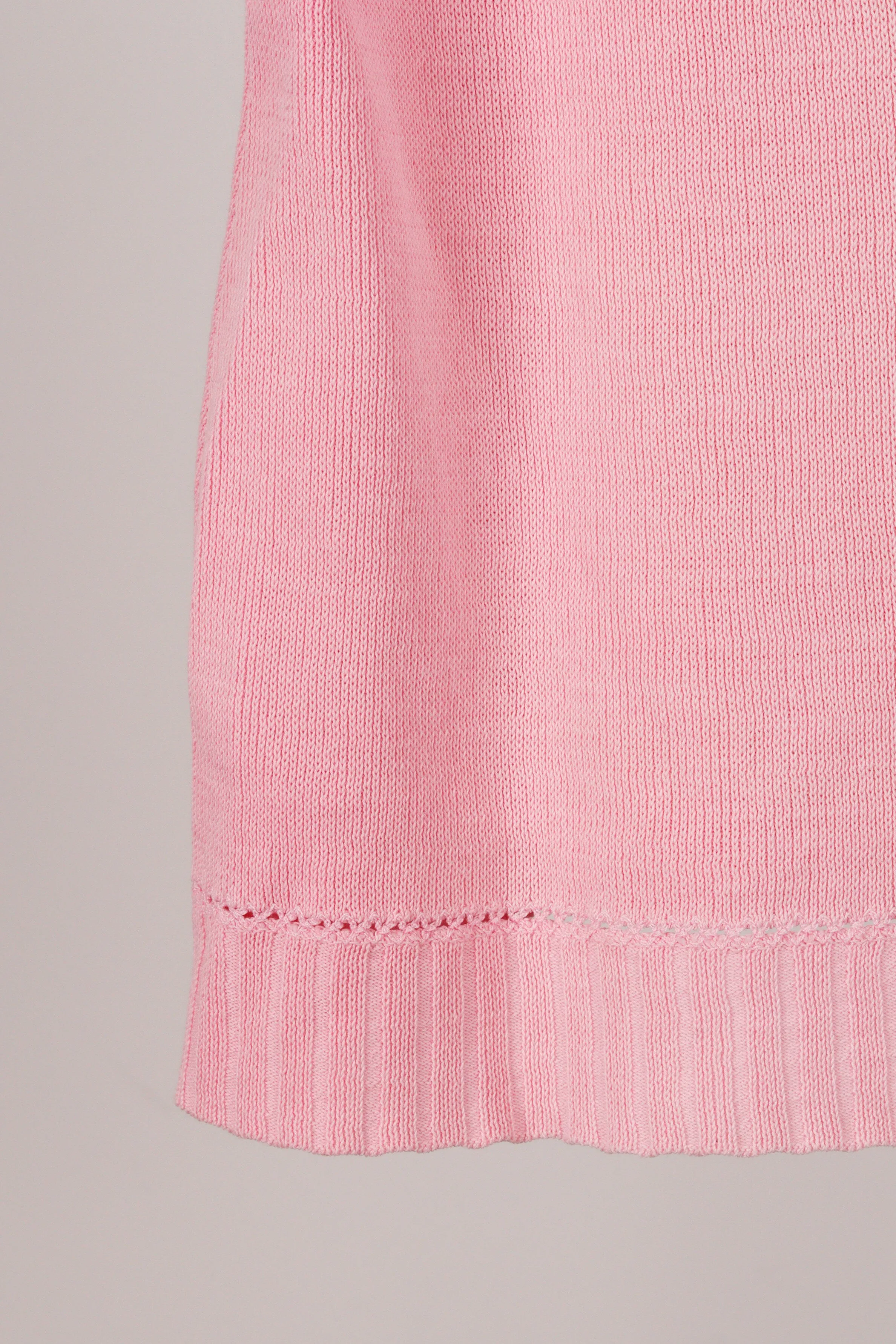 Chanel AW96 'Rose Lace Knit' Tank Top Pink (1996)