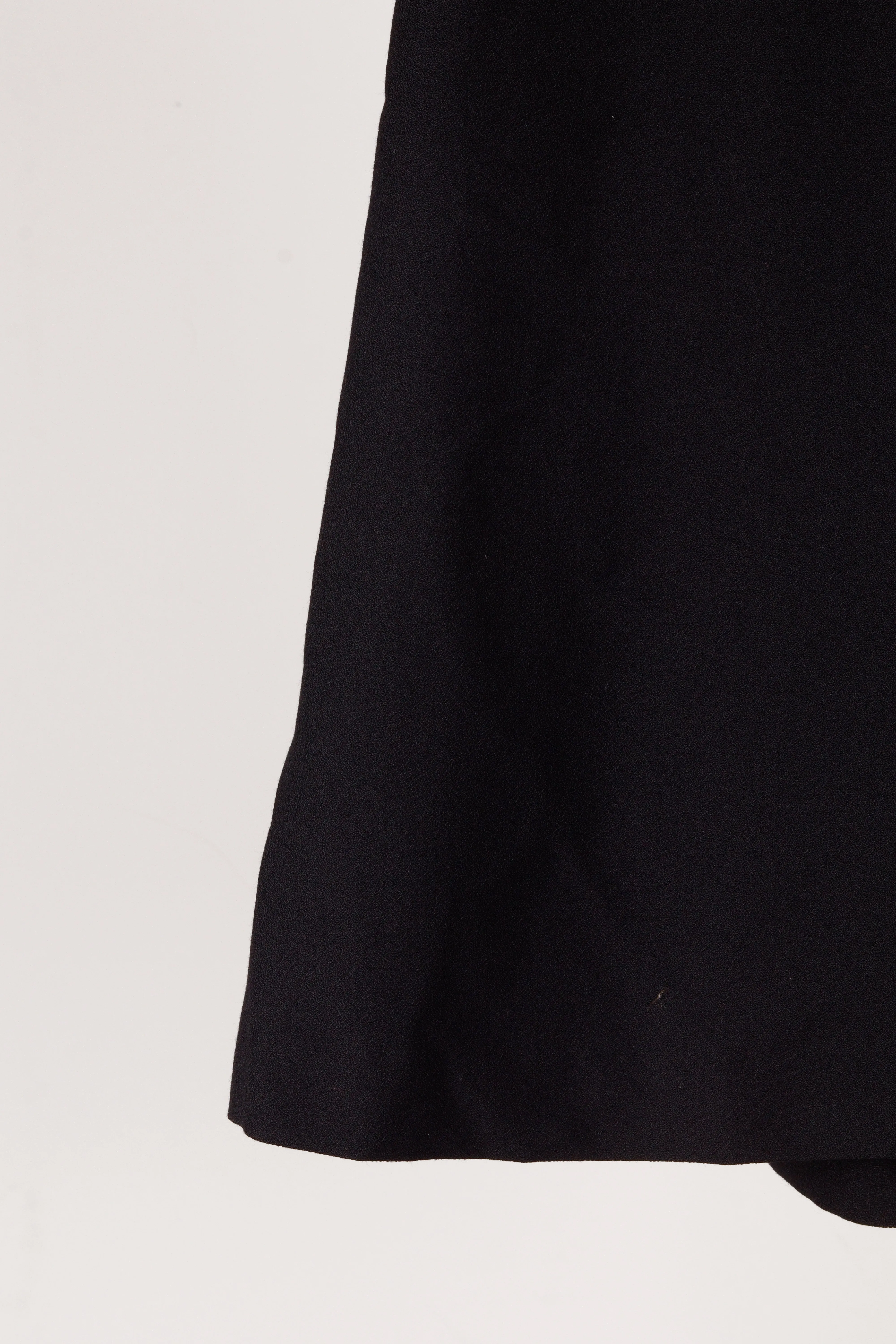 Comme des Garon SS91 'Wool A-Line' Skirt Black (1991)