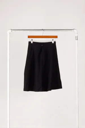 Comme des Garon SS91 'Wool A-Line' Skirt Black (1991)