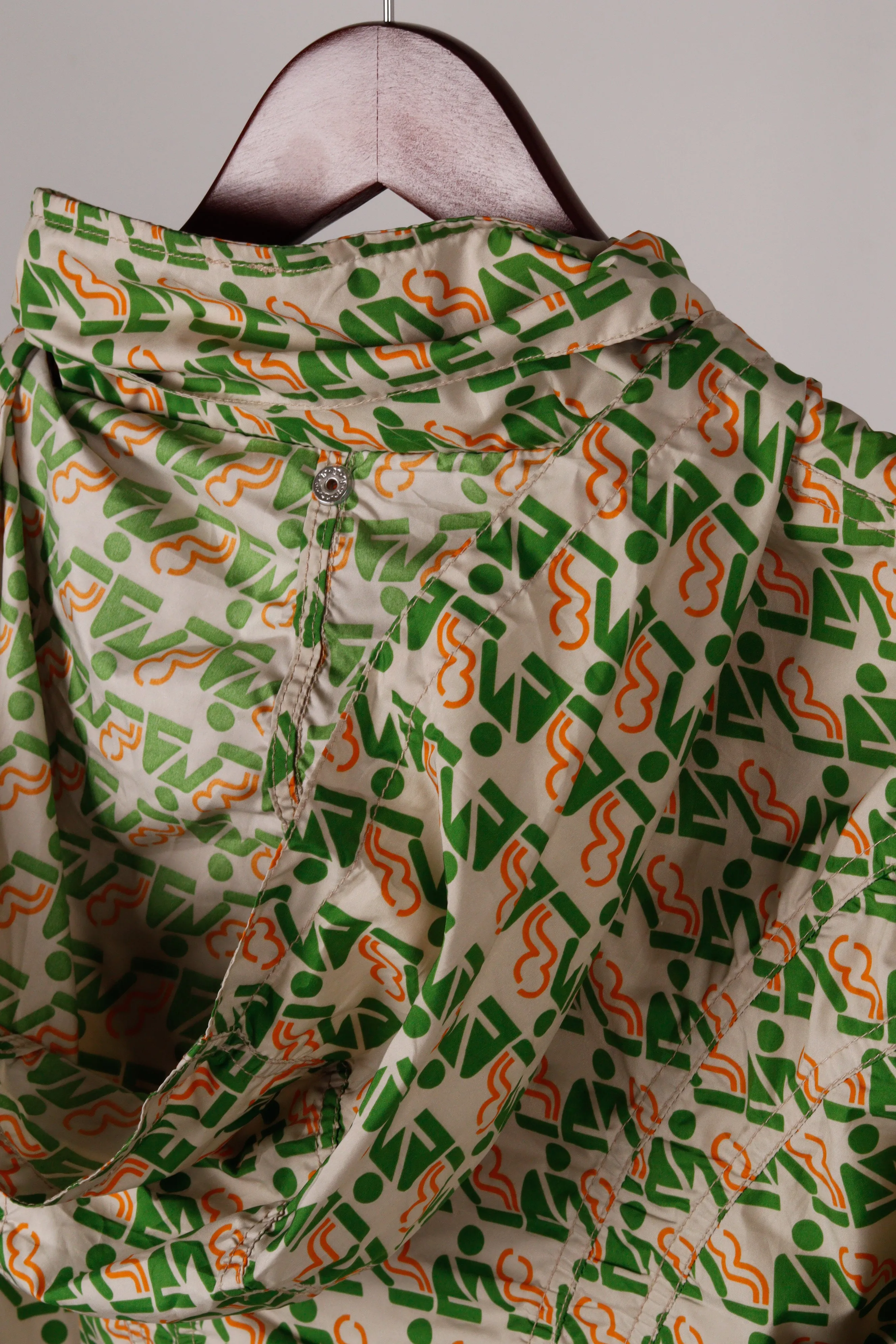 Comme des Garons SHIRT x 10 Corso Como Seoul FW10 'Smoking Section Print' Windbreaker Jacket Green (2010)