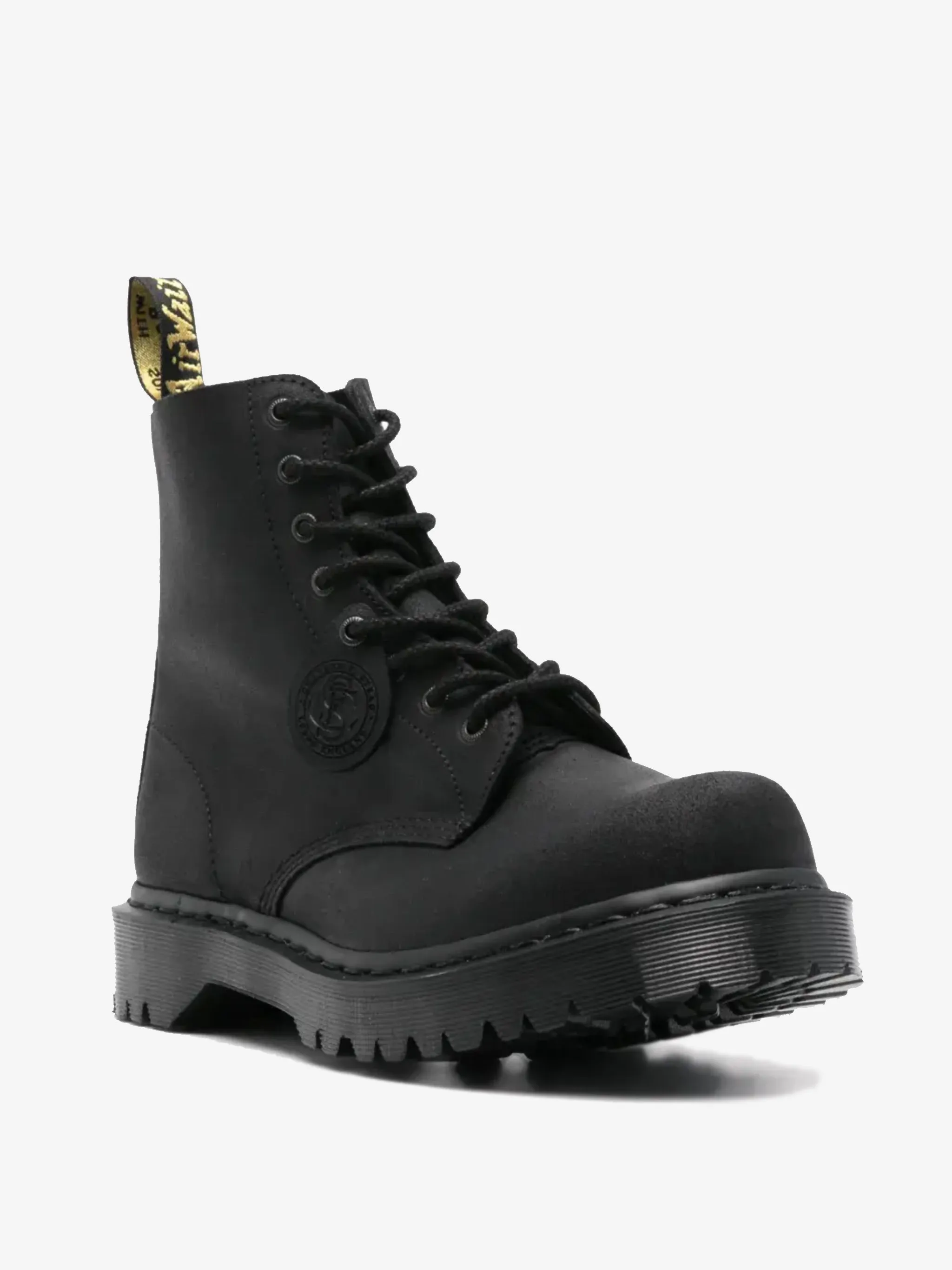 DR. MARTENS - 1460 Bex Bump Toe Leather Boots