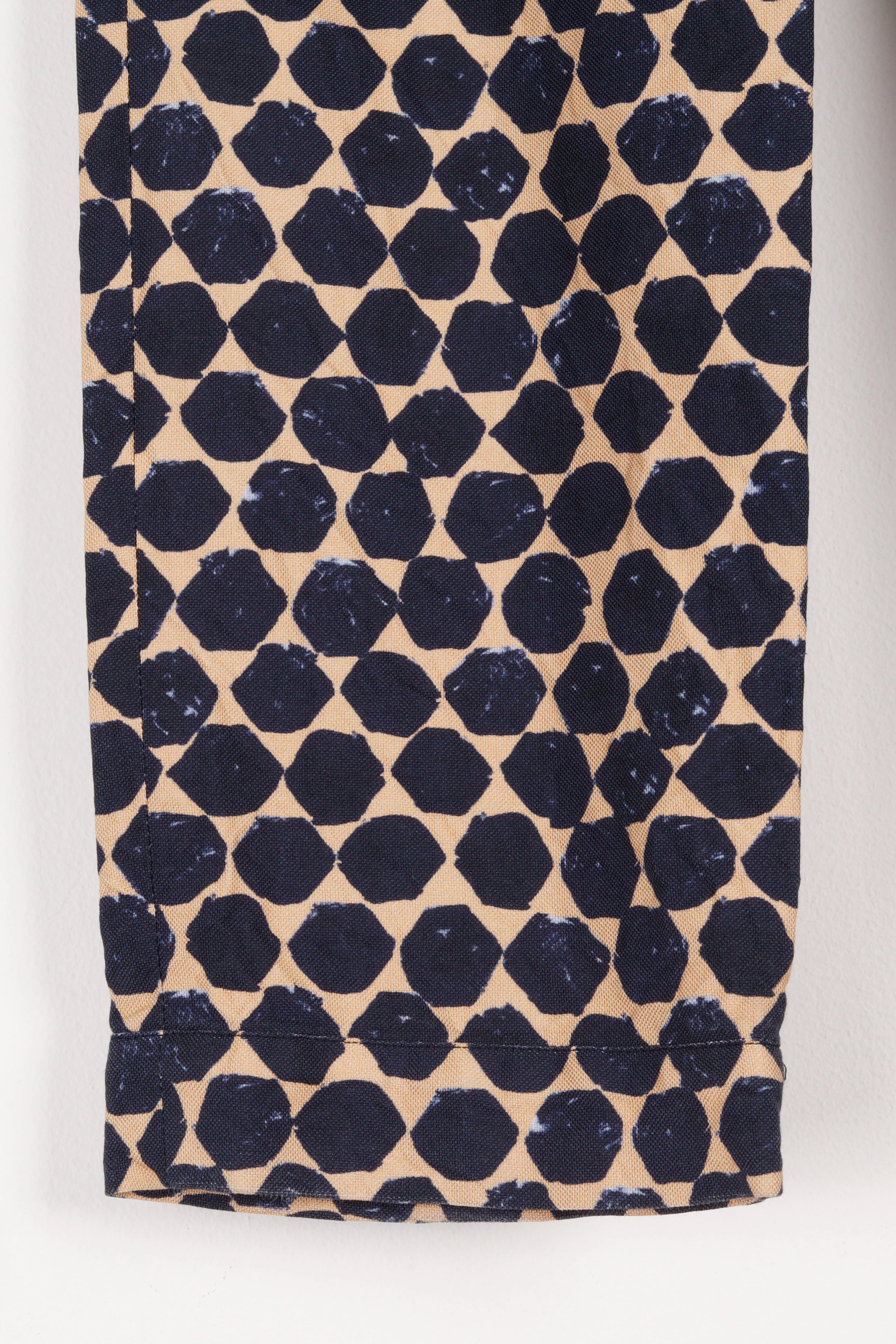 Dries Van Noten Womens 'Abstract Geometric Dots Print' Lounge Pants