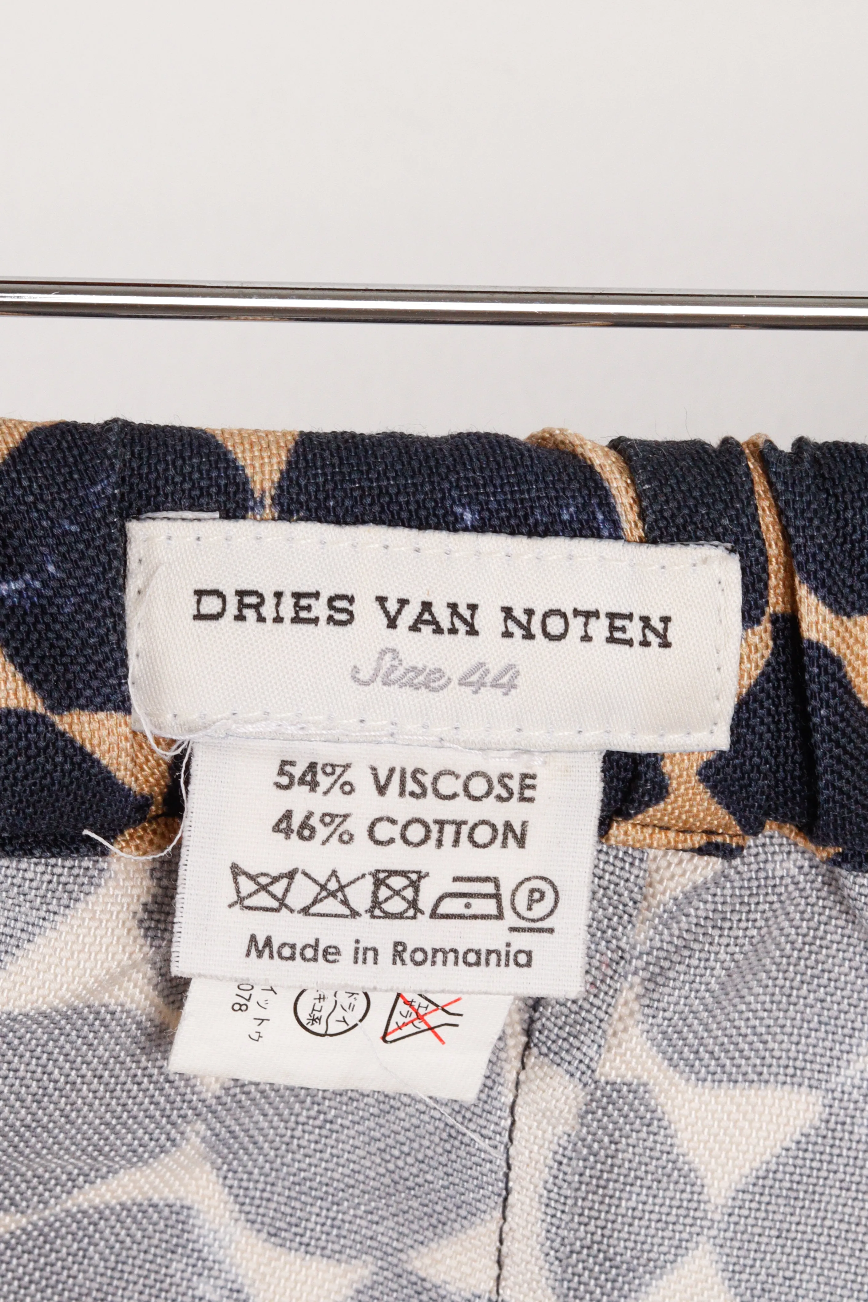 Dries Van Noten Womens 'Abstract Geometric Dots Print' Lounge Pants