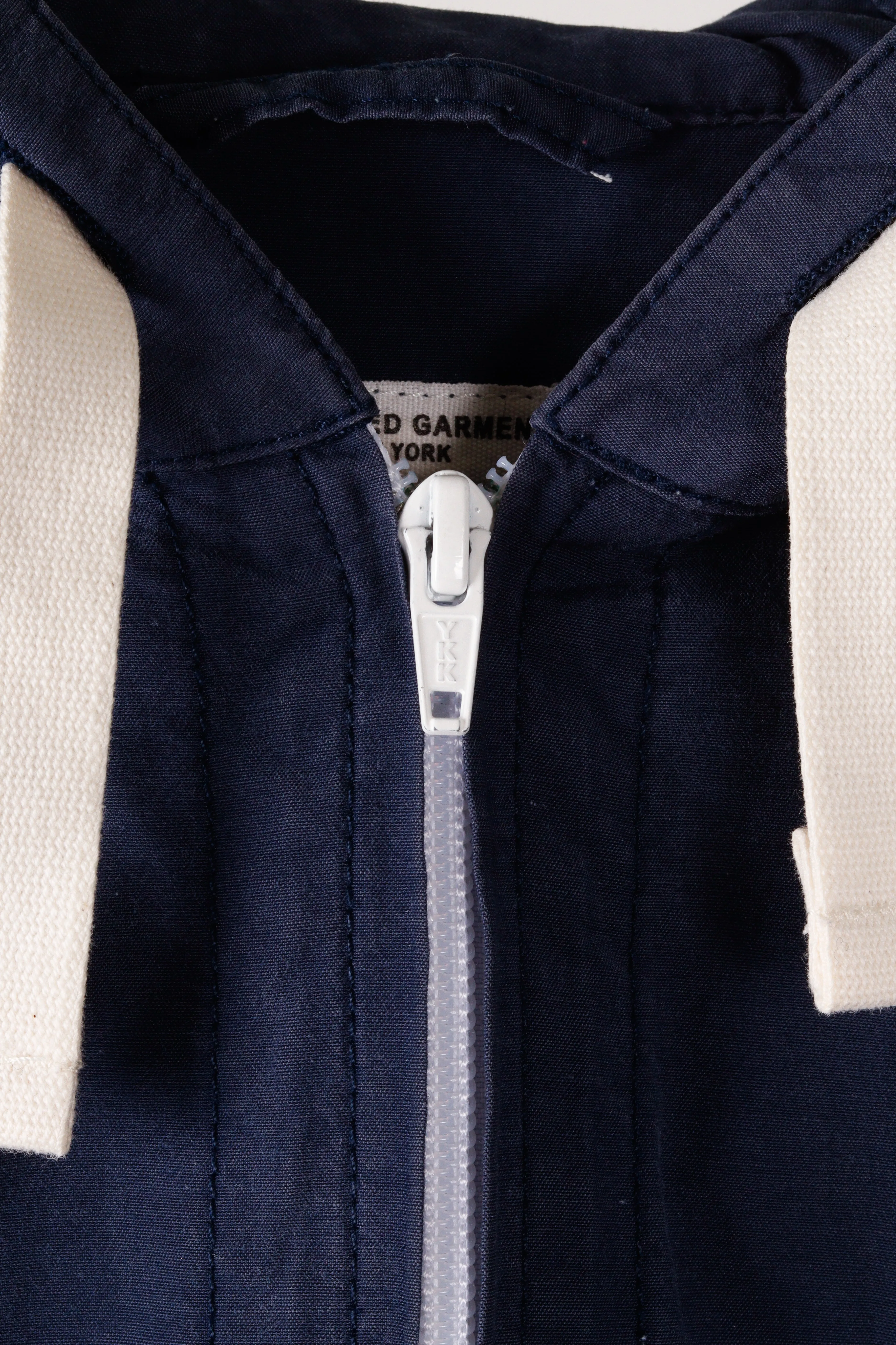 Engineered Garments 'Center Pocket Poplin' Anorak Jacket Navy