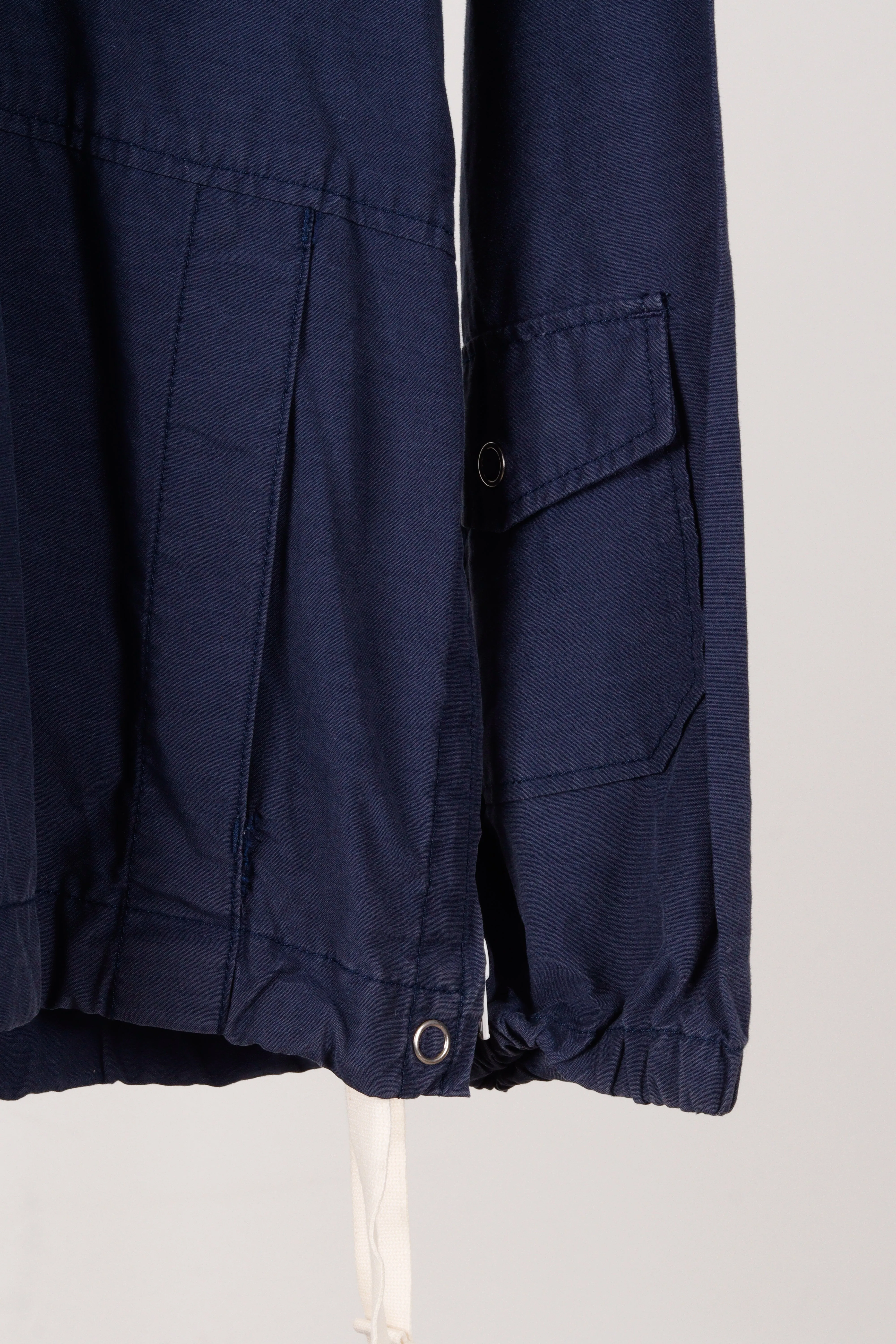 Engineered Garments 'Center Pocket Poplin' Anorak Jacket Navy