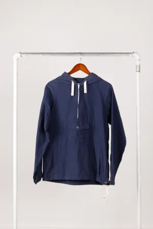 Engineered Garments 'Center Pocket Poplin' Anorak Jacket Navy