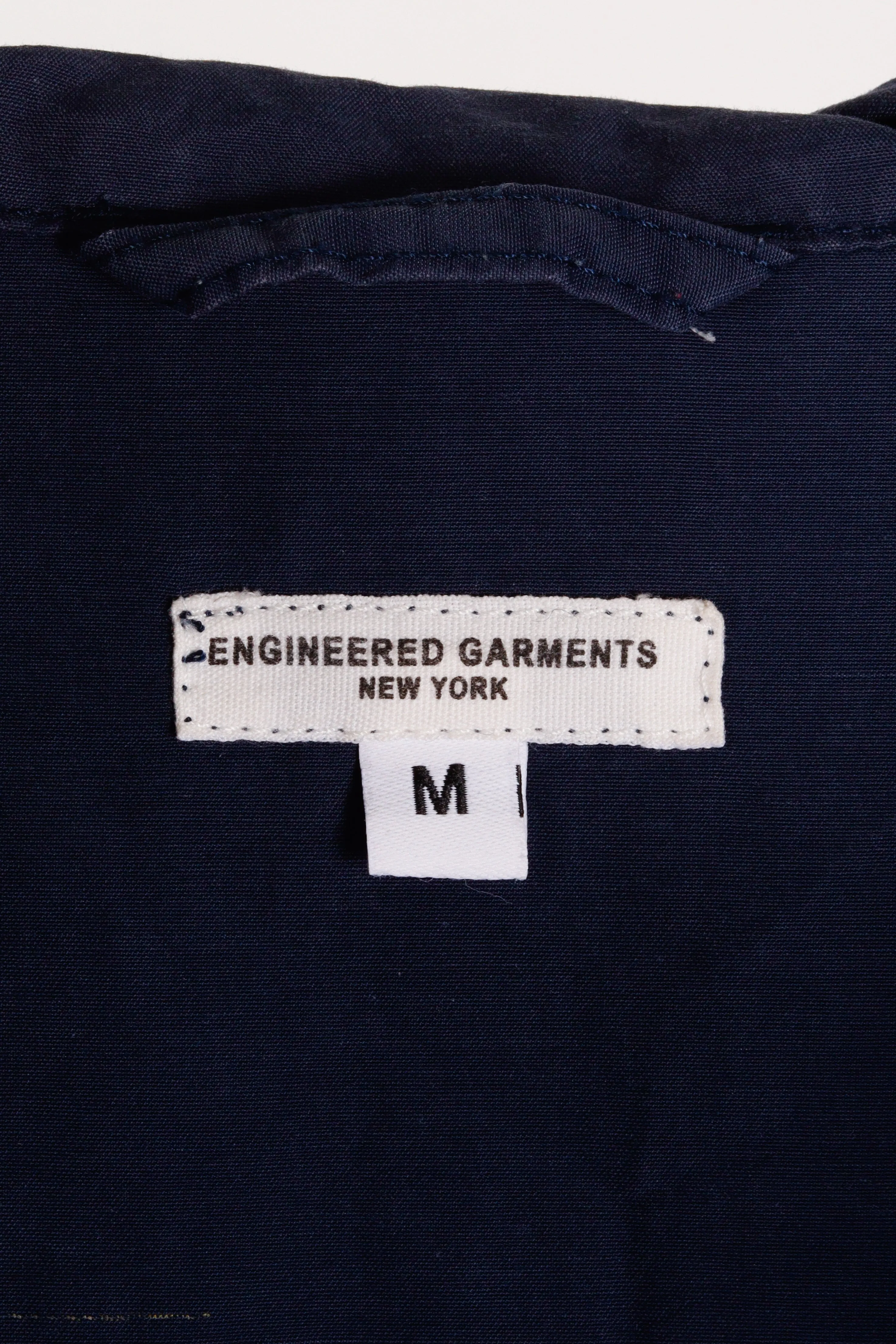 Engineered Garments 'Center Pocket Poplin' Anorak Jacket Navy