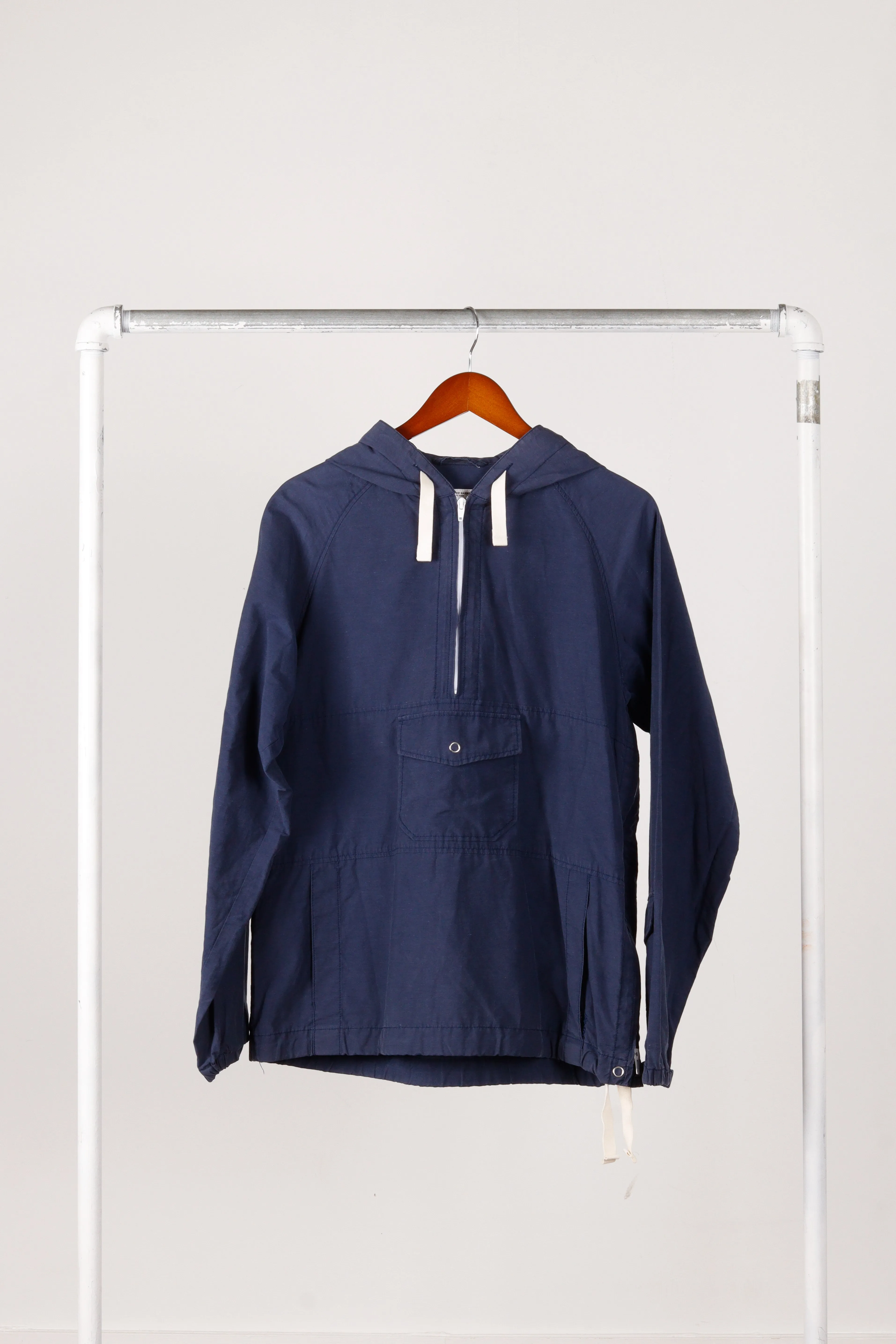 Engineered Garments 'Center Pocket Poplin' Anorak Jacket Navy