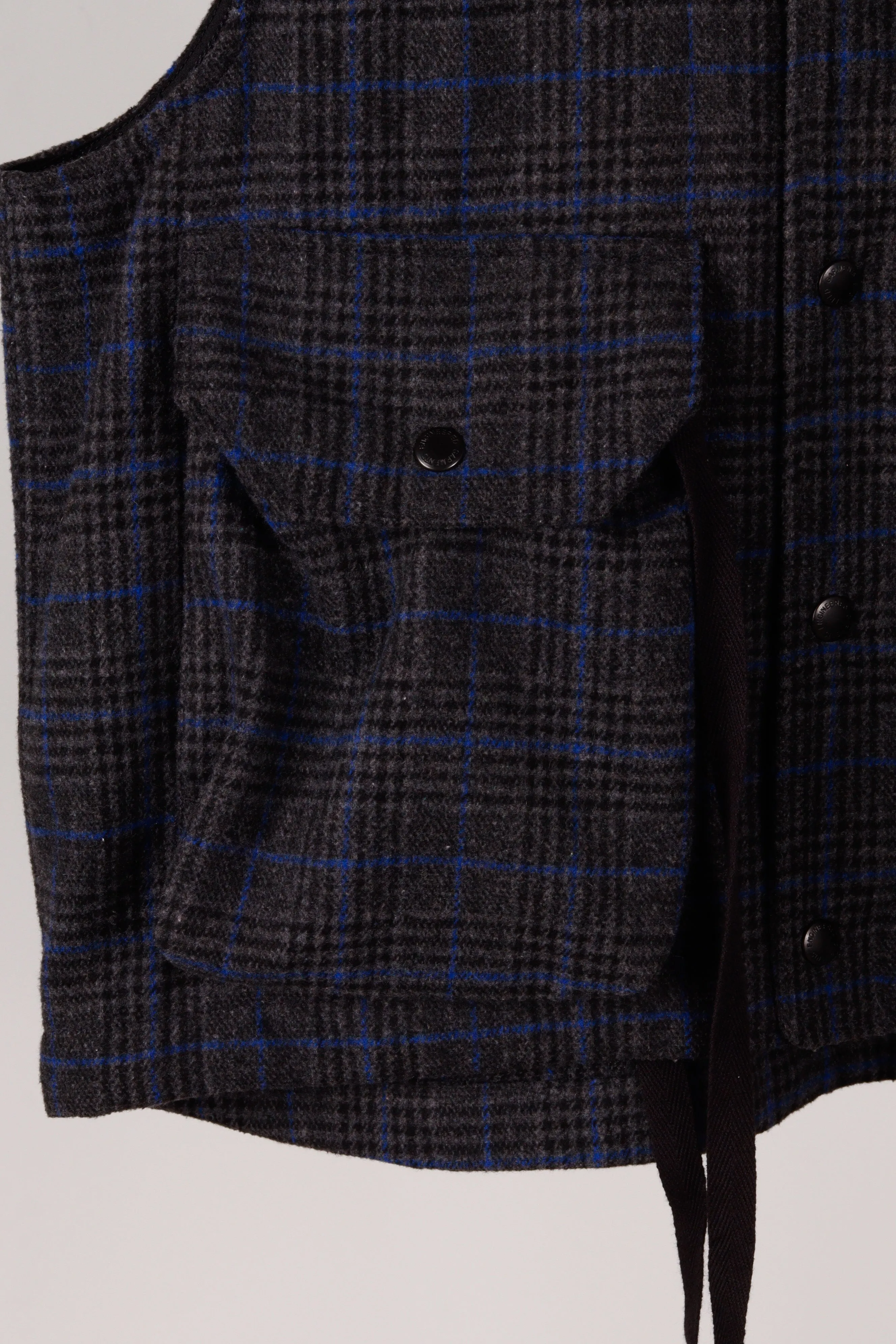 Engineered Garments FW21 'Plaid Field Cargo' Hooded Vest (2021)