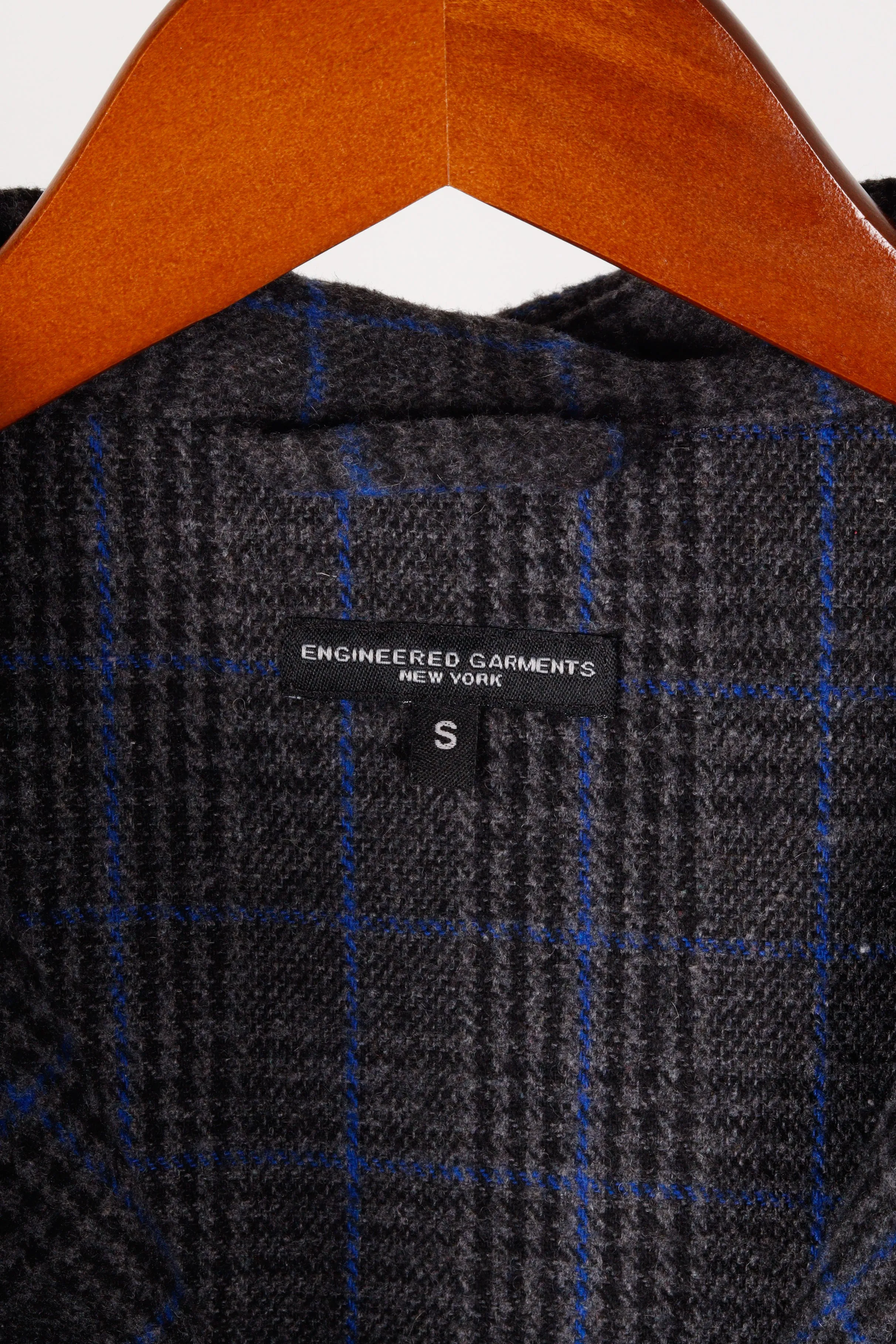Engineered Garments FW21 'Plaid Field Cargo' Hooded Vest (2021)