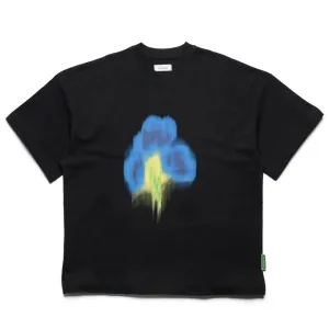 Flaneur Blurred Flower Tee - Black