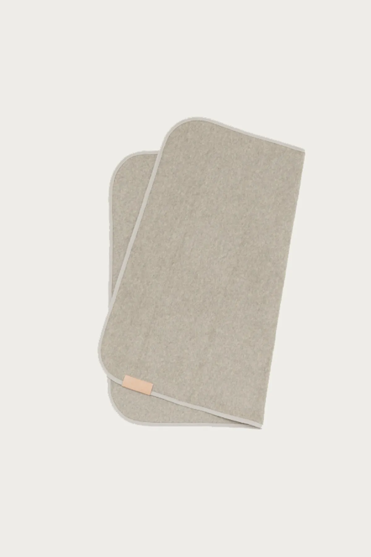 Fleece Blanket L - Melange Grey