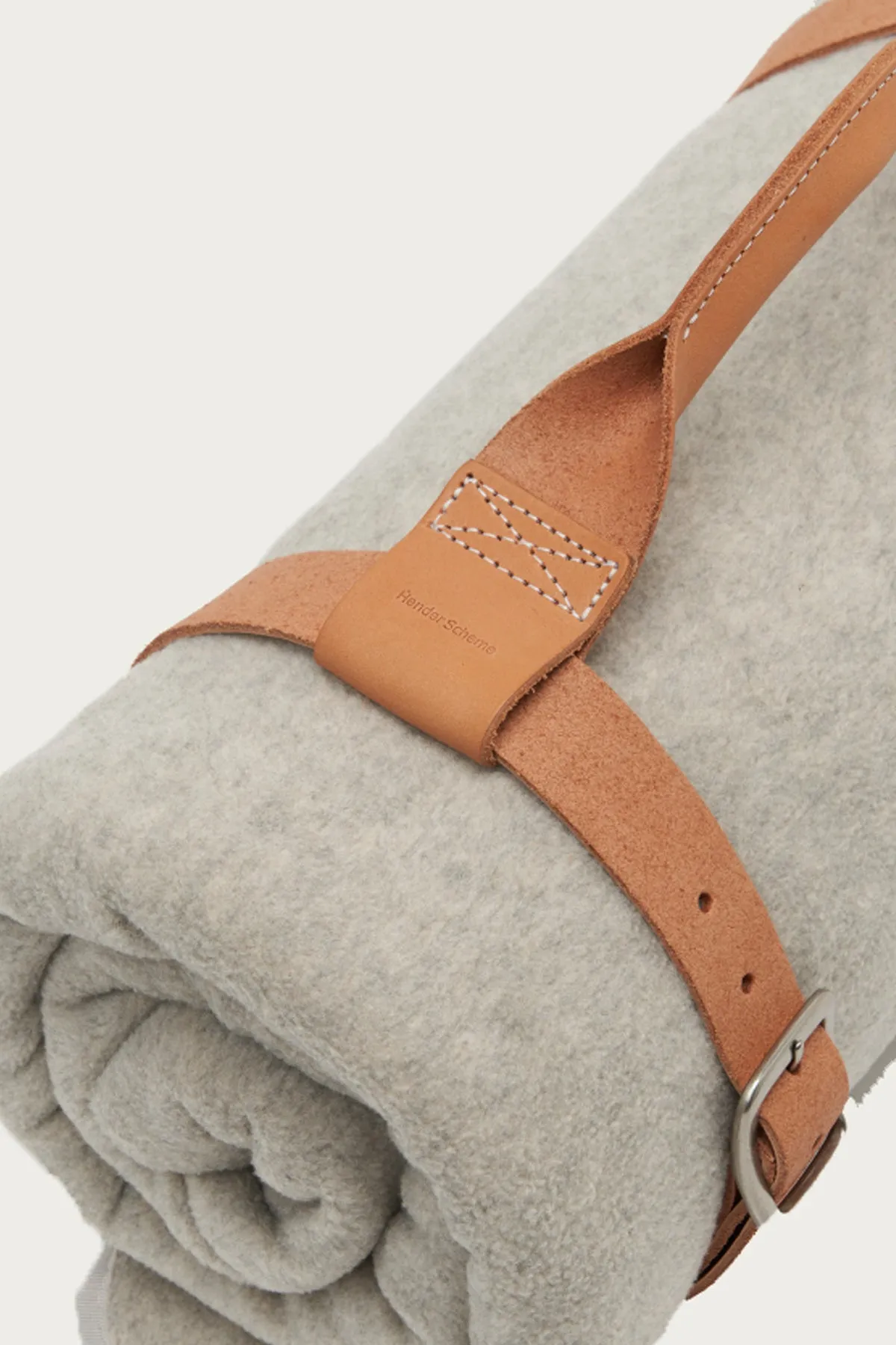 Fleece Blanket L - Melange Grey