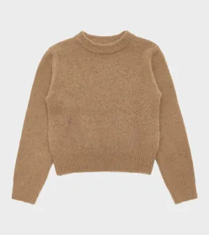 Fluffy Brushed Knit Beige