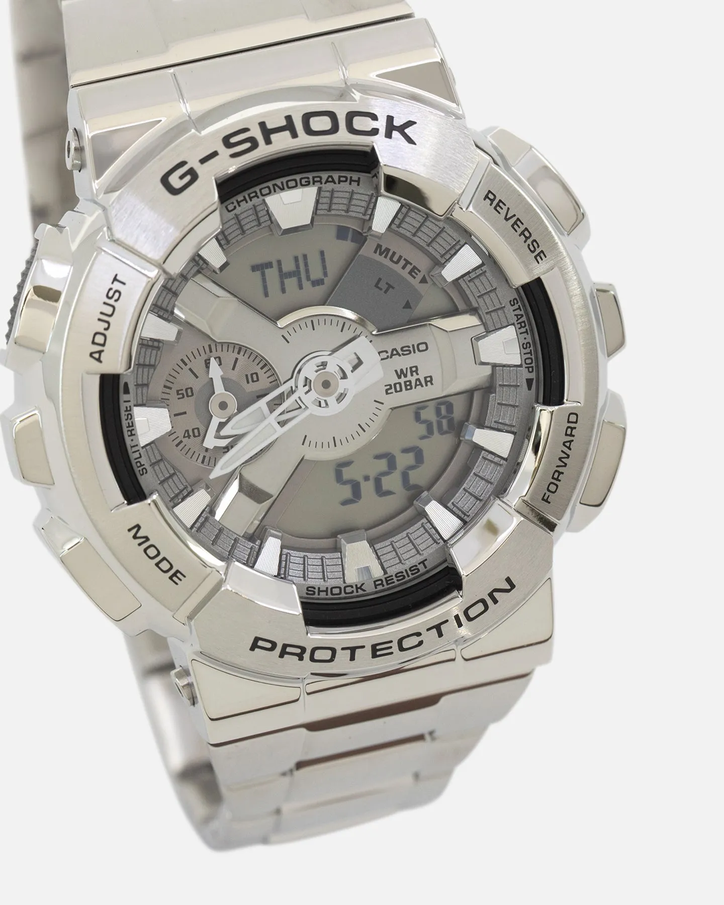 G Shock GM-110D-8ADR Watch Silver