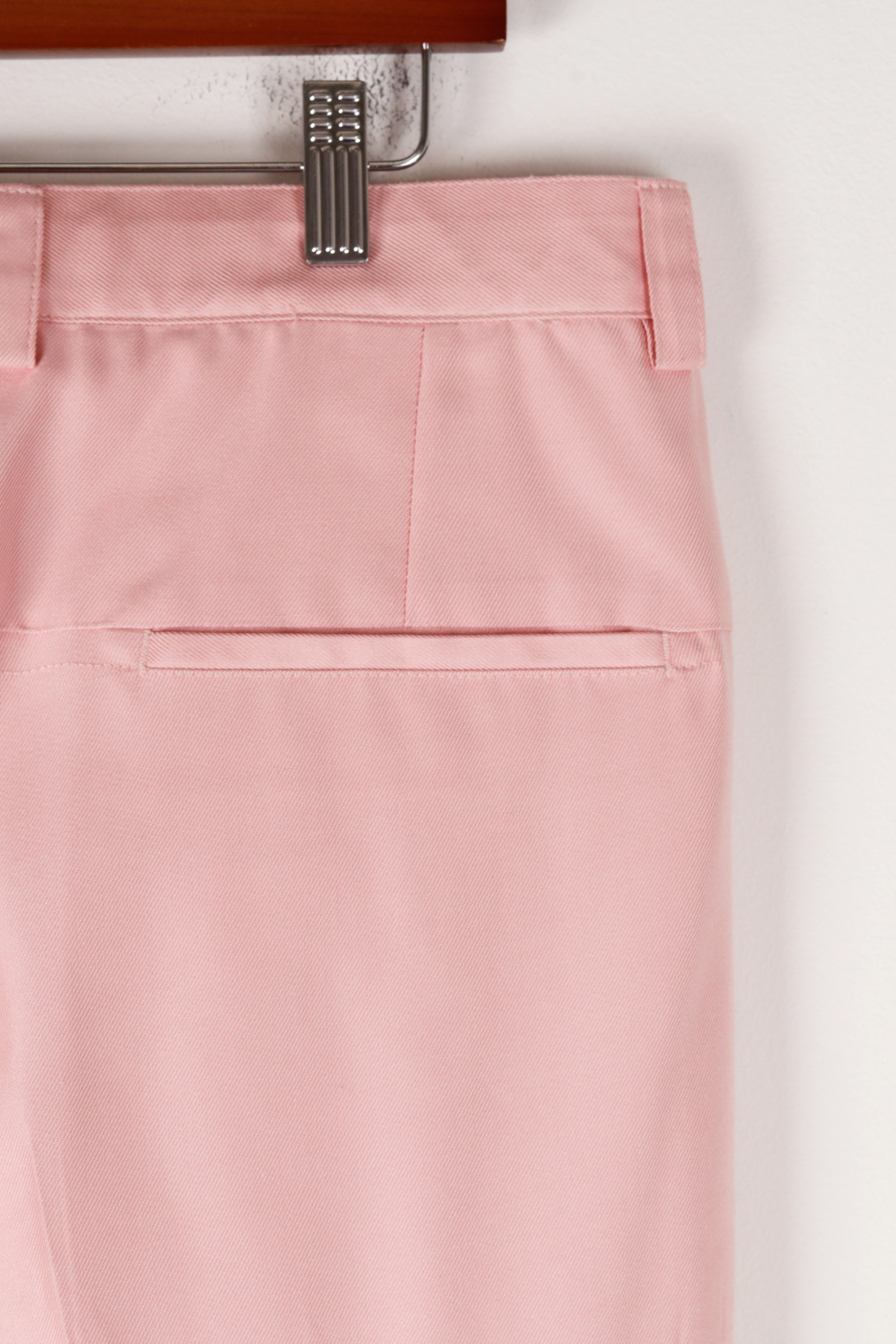 Gianni Versace Couture 'Single Breasted Double Notch Lapel Silk' Suit Set Pink