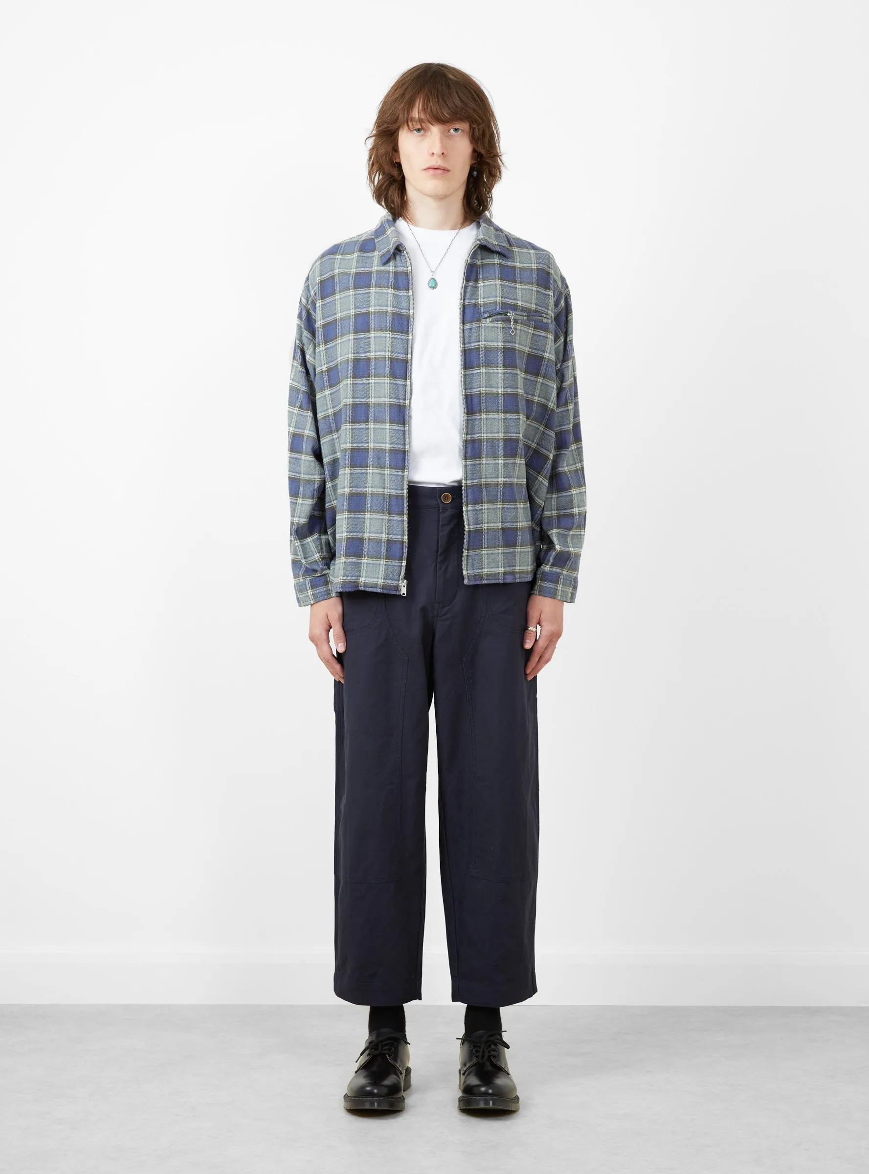 Grande Zip Shirt Blue