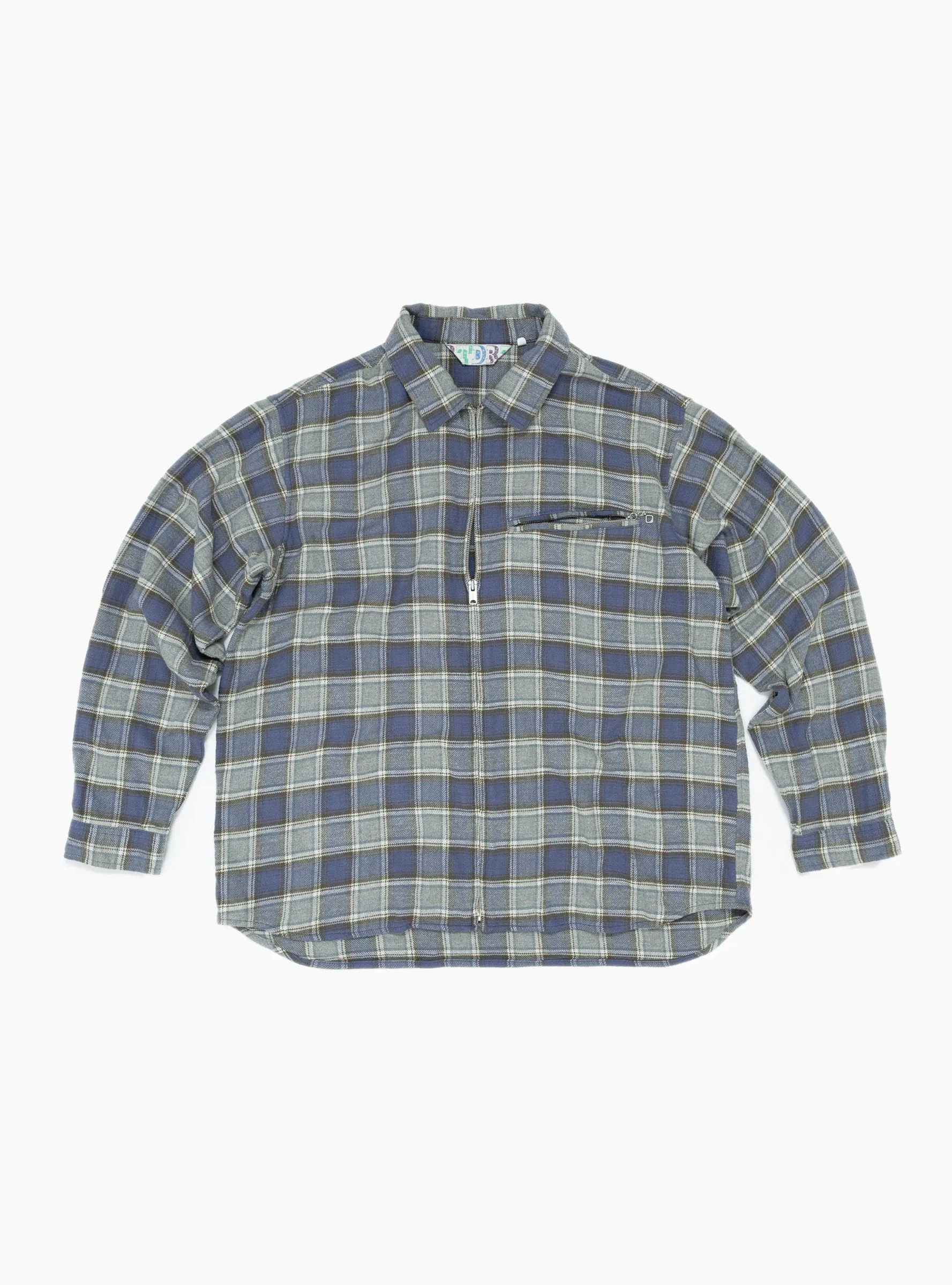 Grande Zip Shirt Blue