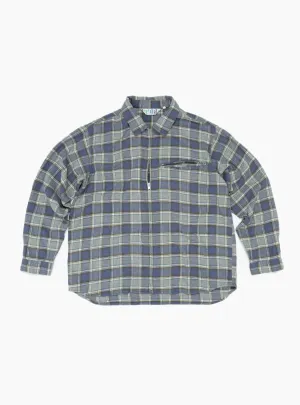 Grande Zip Shirt Blue