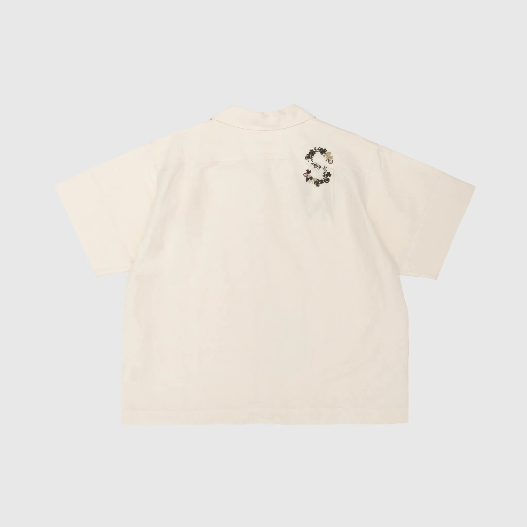 GREETINGS S/S SHIRT CLOVER EMBROIDERY