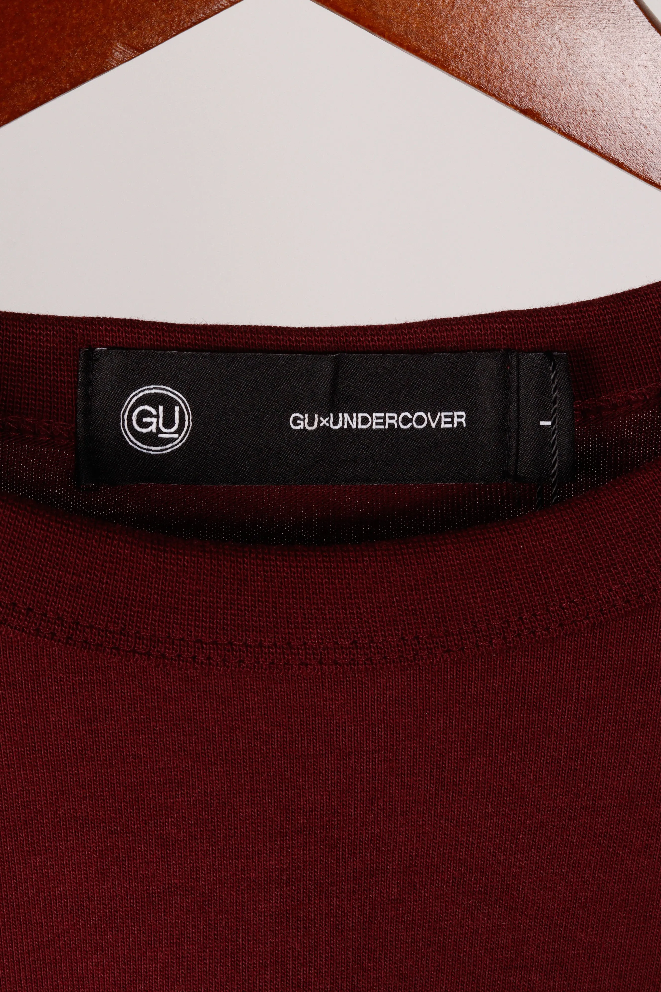 GU x UNDERCOVER FW21 'Heavy Weight Graphic' L/S T-Shirt Wine (2021)