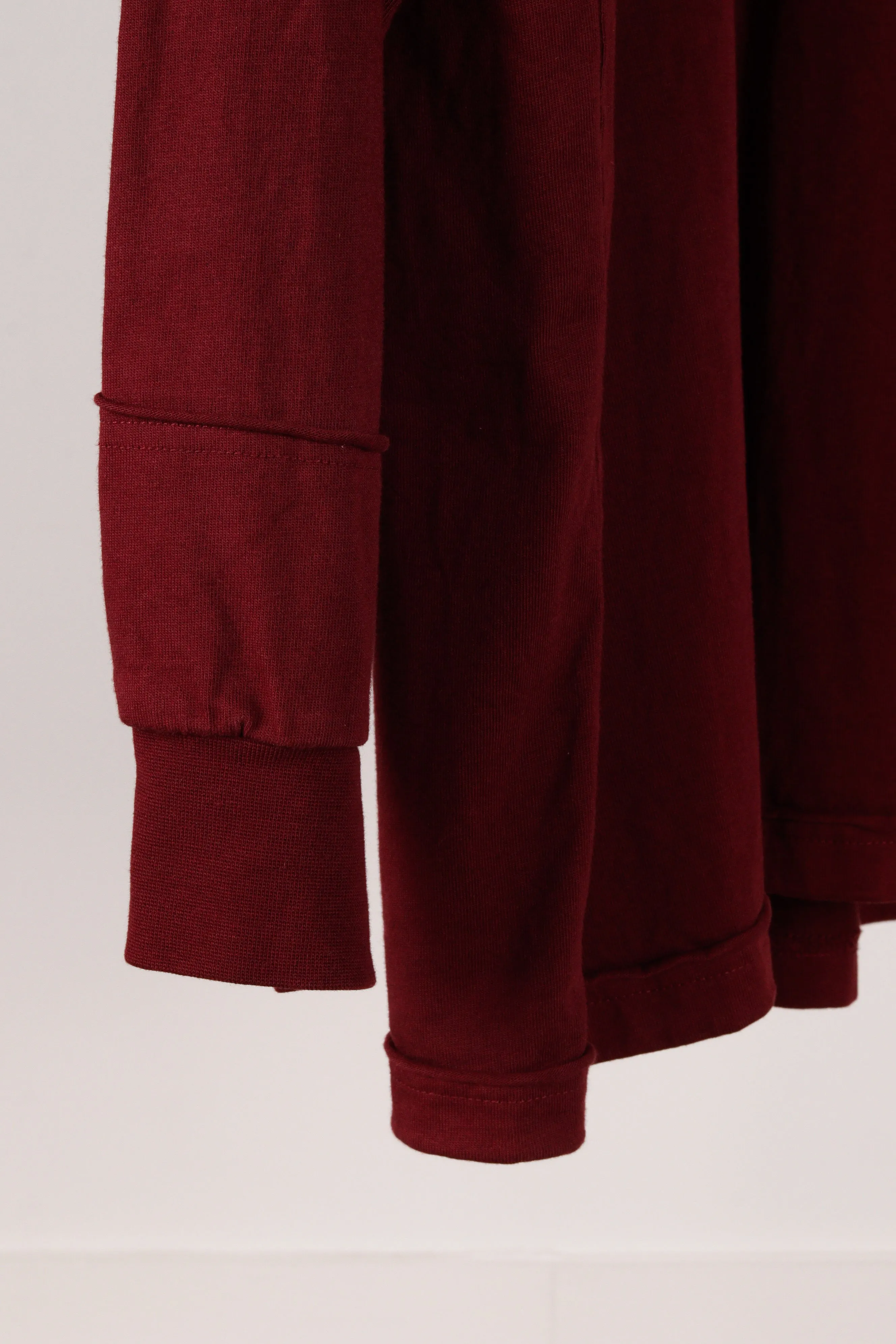 GU x UNDERCOVER FW21 'Heavy Weight Graphic' L/S T-Shirt Wine (2021)