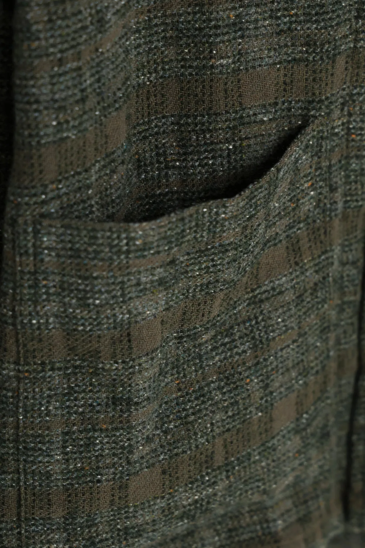 Haven Jacket - Seaweed Sparse Check