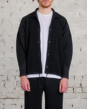HOMME PLISS ISSEY MIYAKE Pleats August Collar Jacket Black